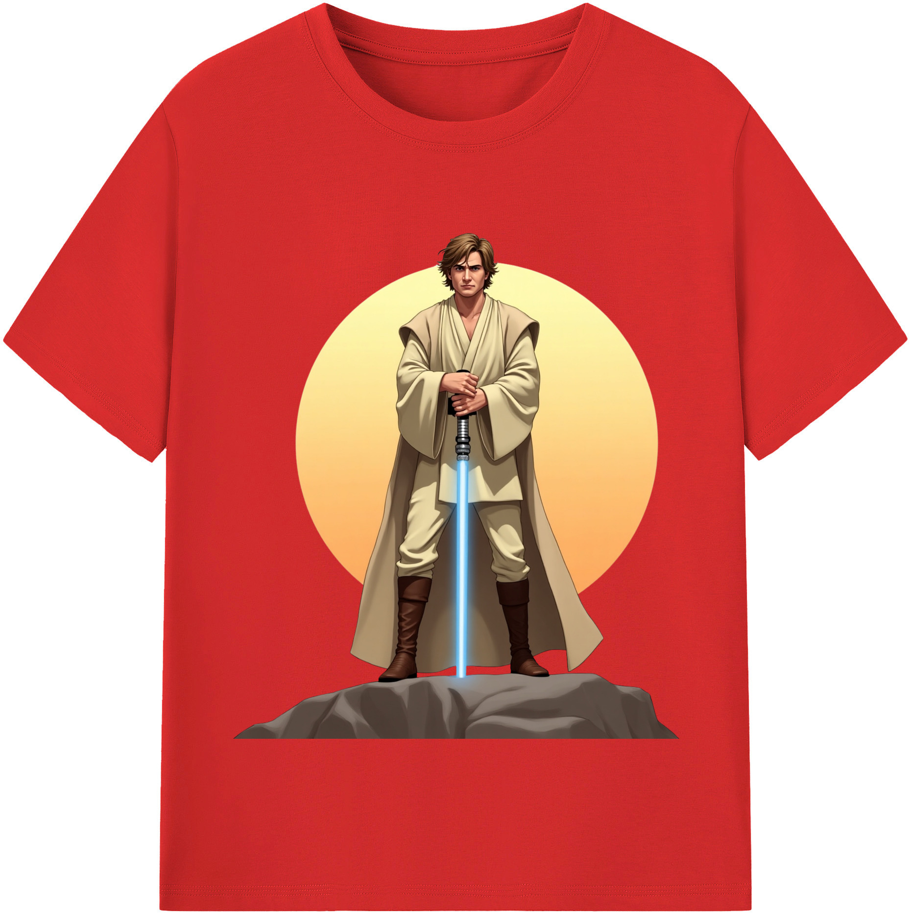 （画像用） スター・ウォーズ Star Wars 綿100％半袖Tシャツ（フロントプリント）
