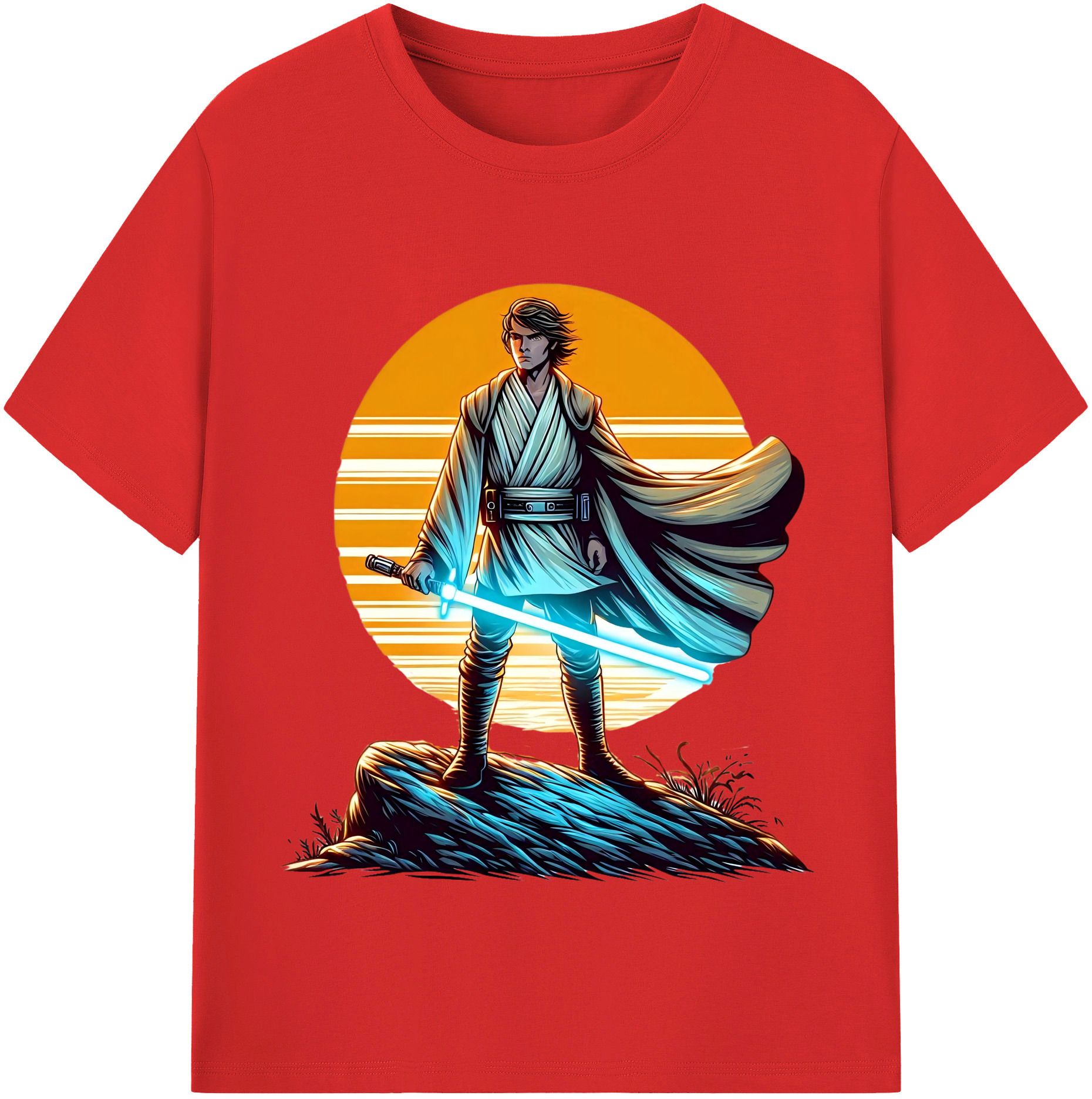 （画像用） スター・ウォーズ Star Wars 綿100％半袖Tシャツ（フロントプリント）