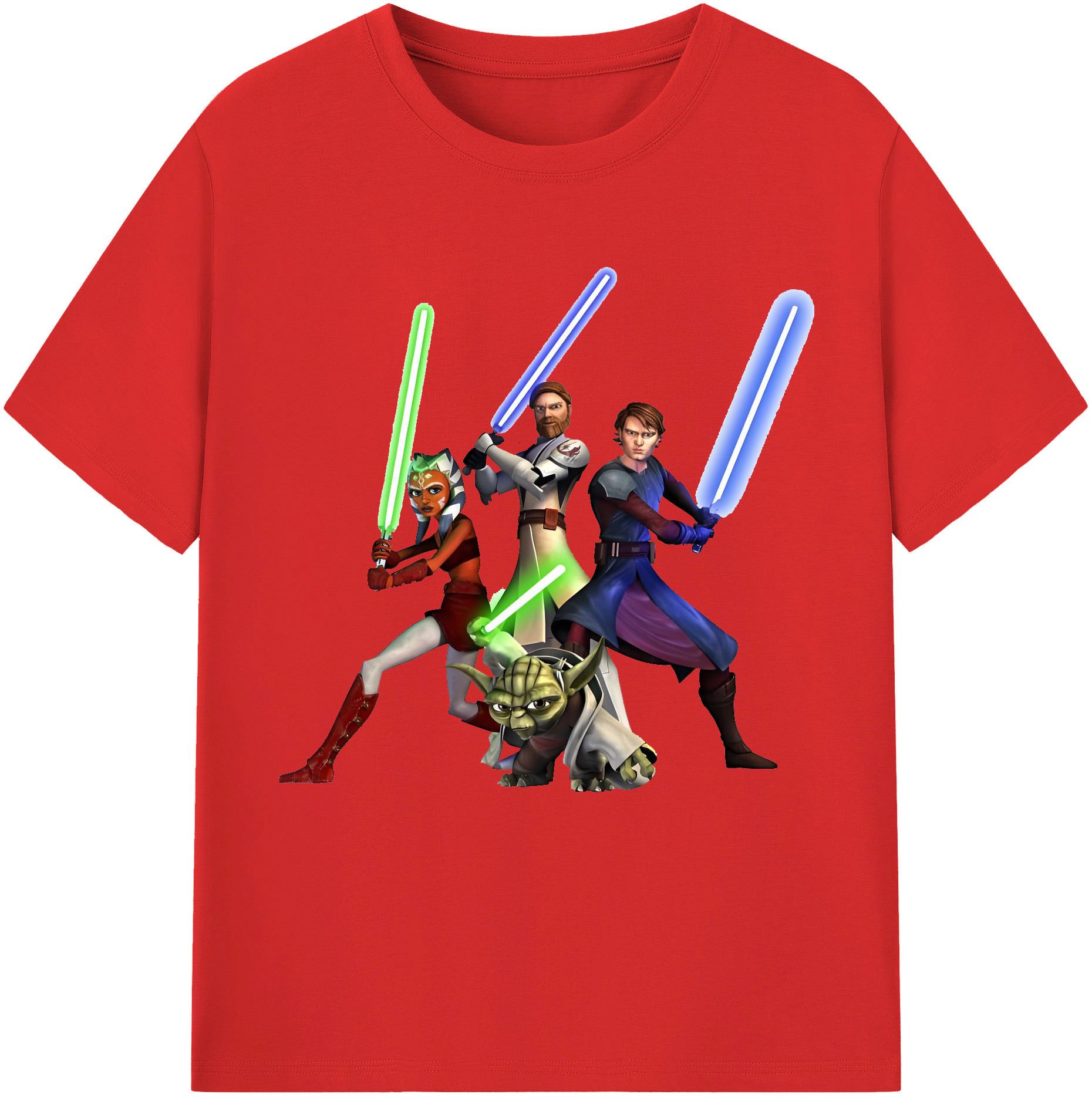 （画像用） スター・ウォーズ Star Wars 綿100％半袖Tシャツ（フロントプリント）