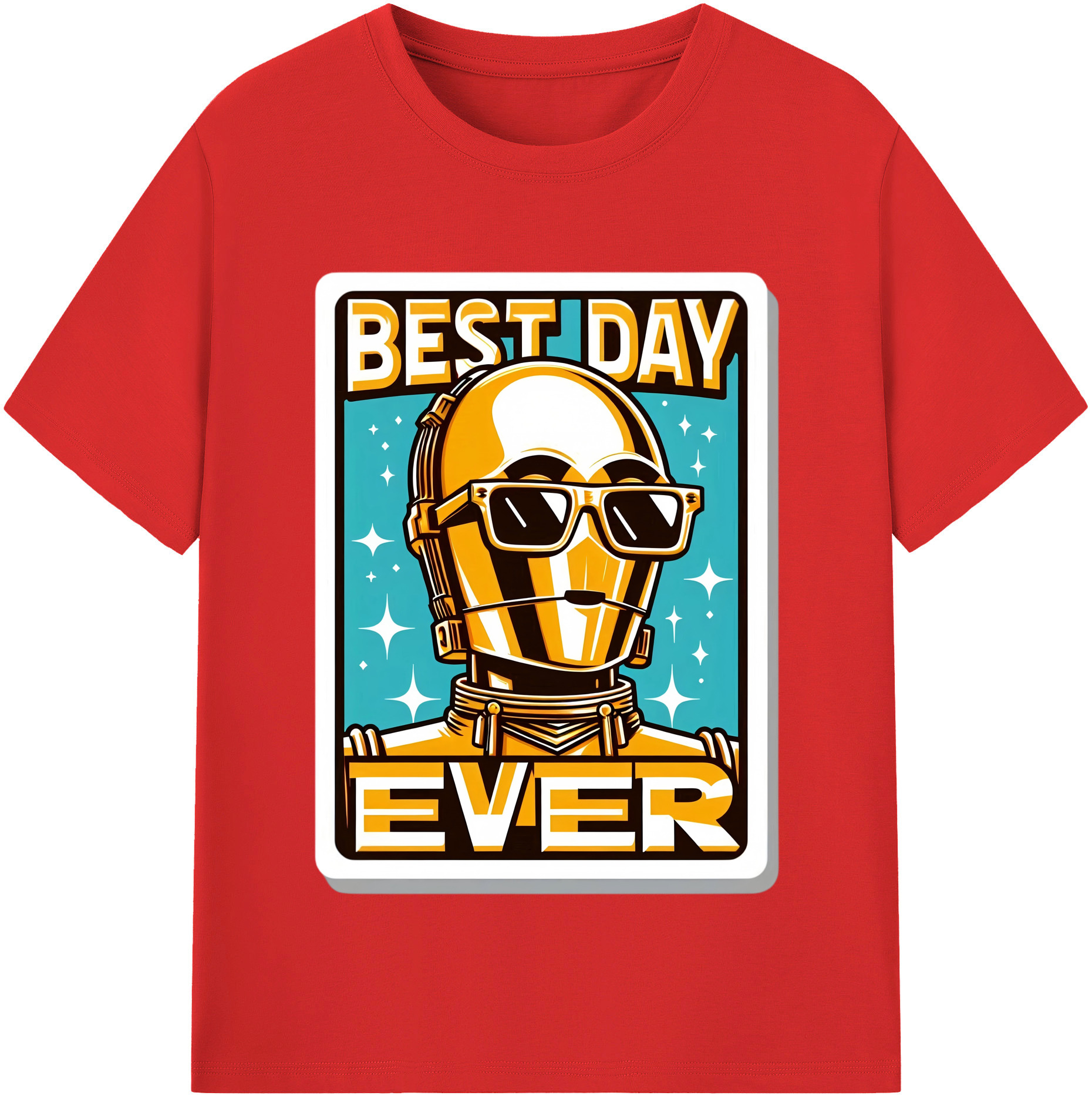 （画像用） スター・ウォーズ Star Wars 綿100％半袖Tシャツ（フロントプリント）