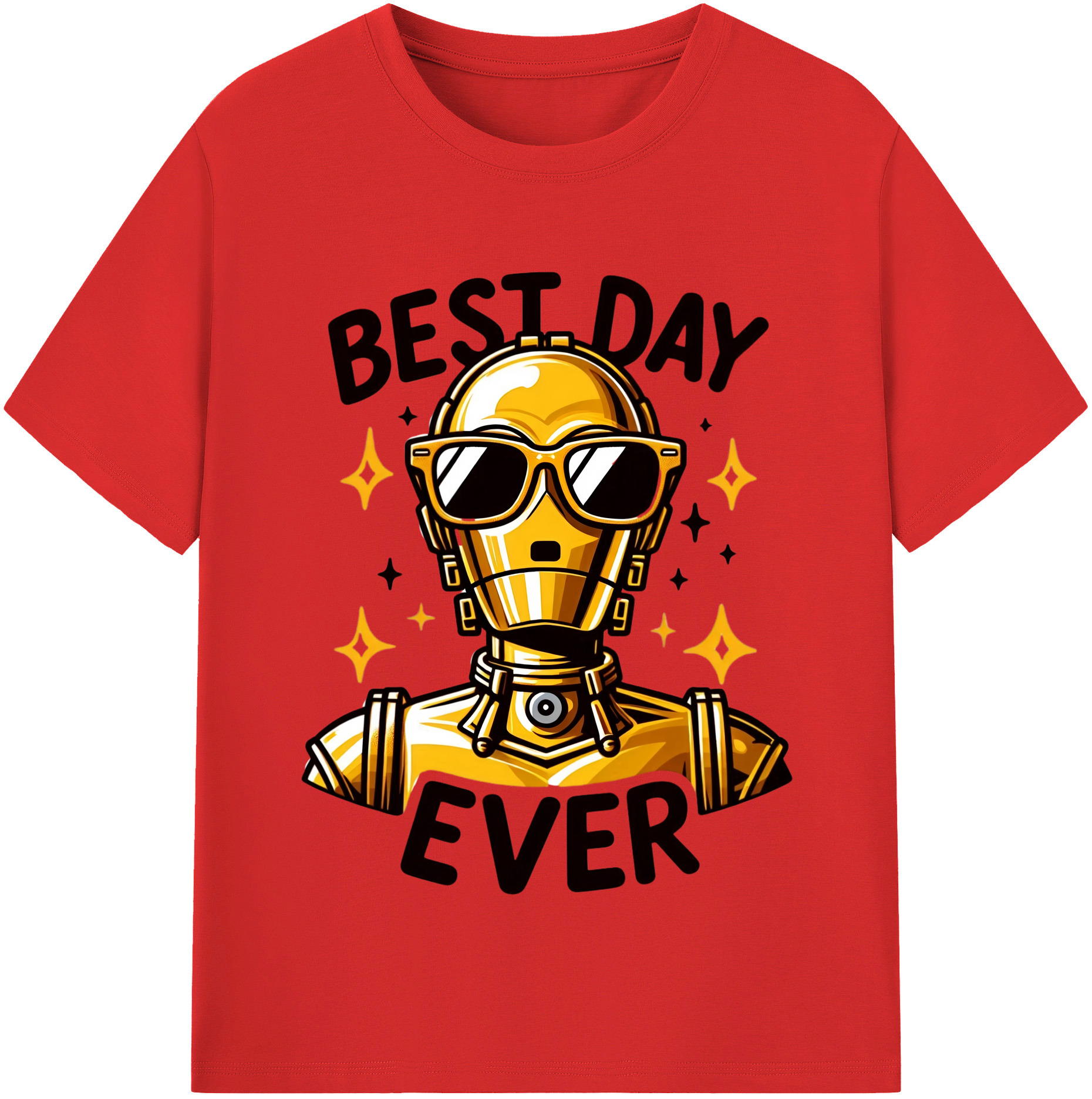 （画像用） スター・ウォーズ Star Wars 綿100％半袖Tシャツ（フロントプリント）
