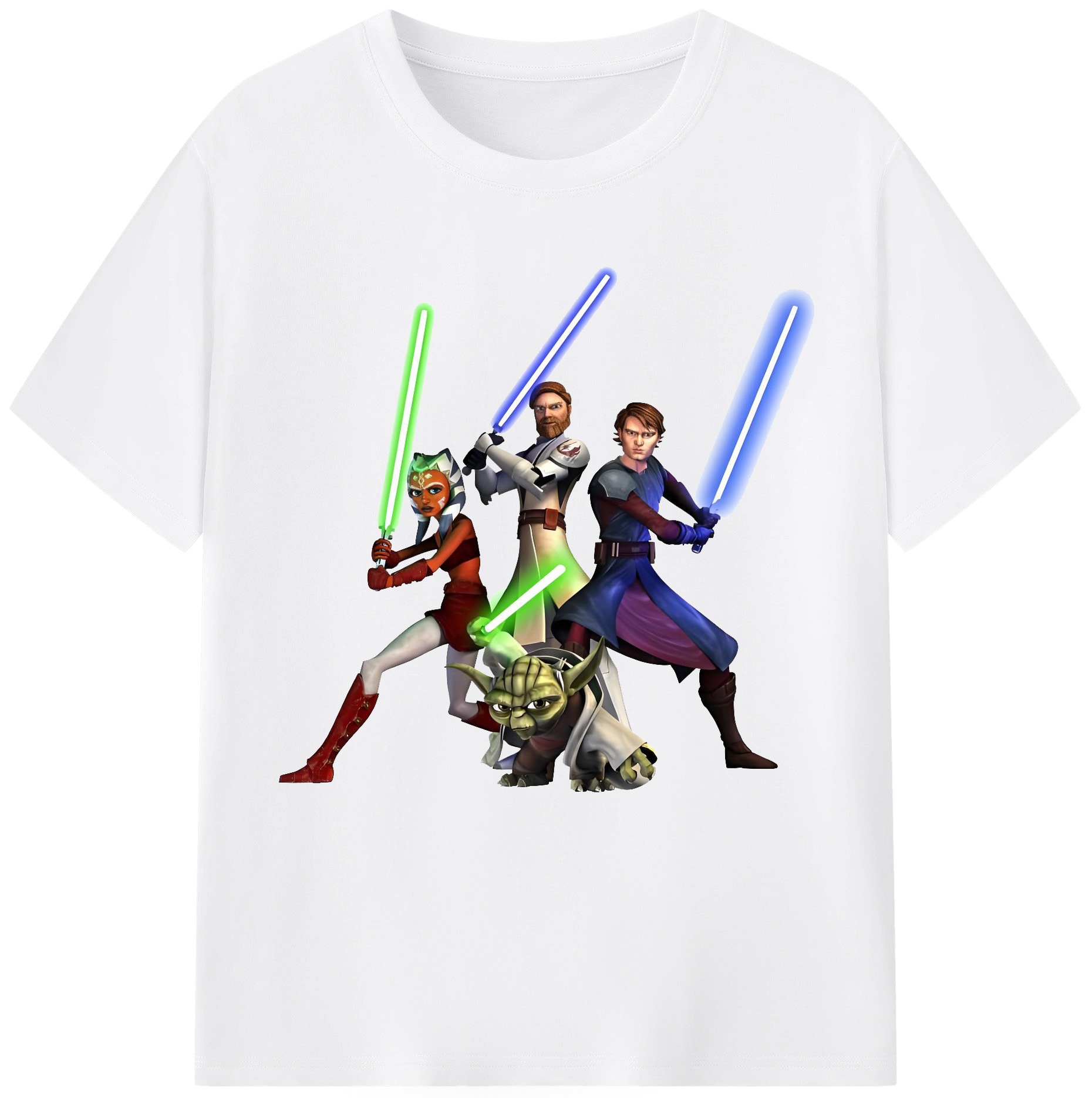 （画像用） スター・ウォーズ Star Wars 綿100％半袖Tシャツ（フロントプリント）