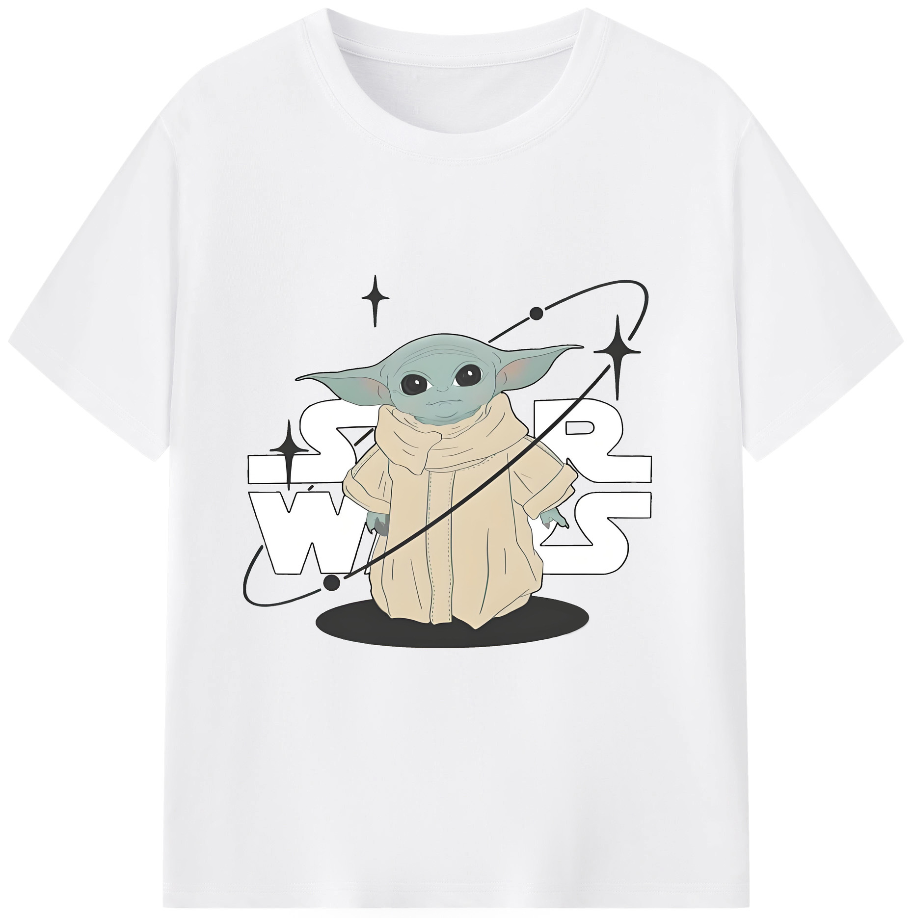 （画像用） スター・ウォーズ Star Wars 綿100％半袖Tシャツ（フロントプリント）