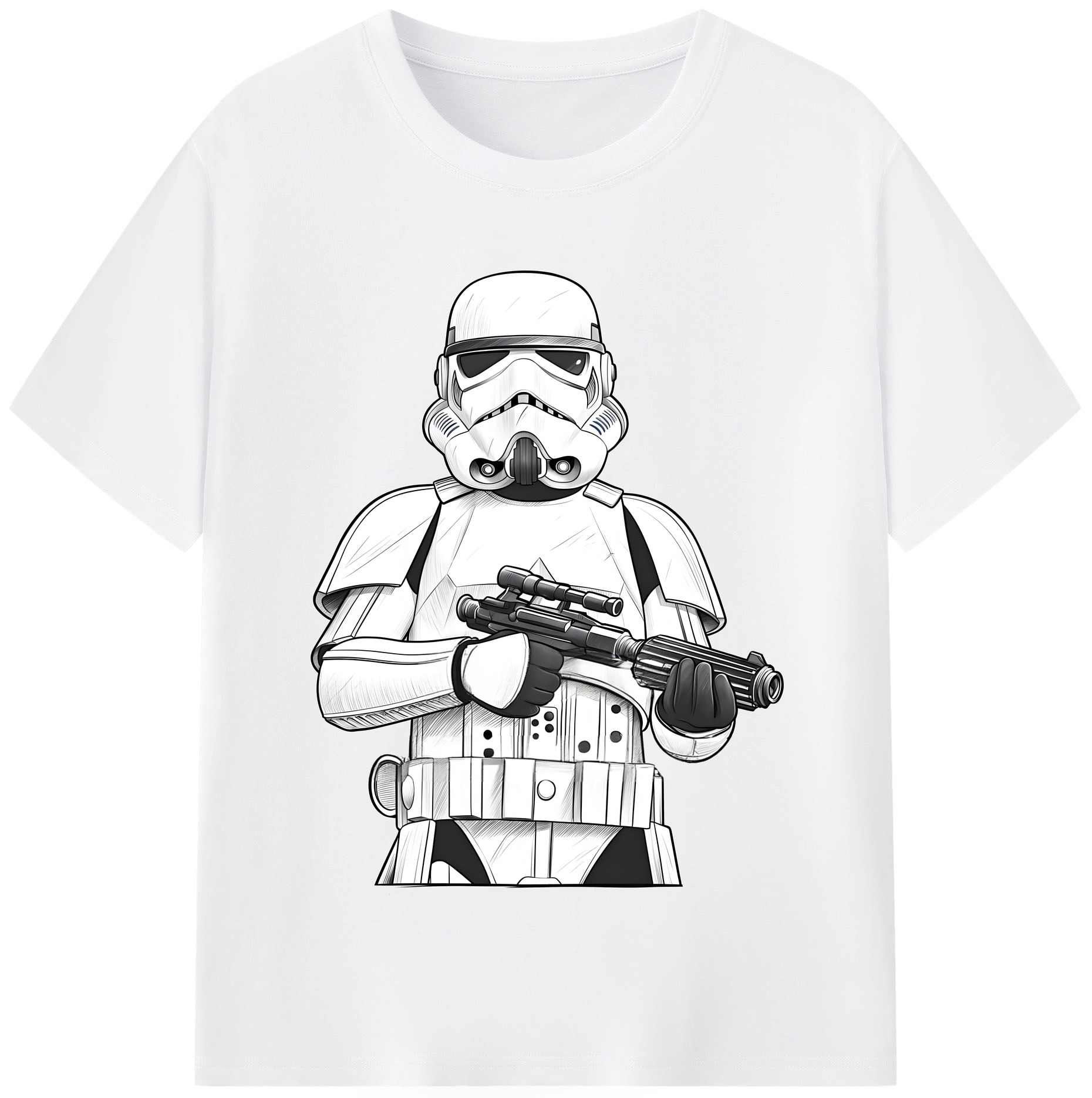 （画像用） スター・ウォーズ Star Wars 綿100％半袖Tシャツ（フロントプリント）