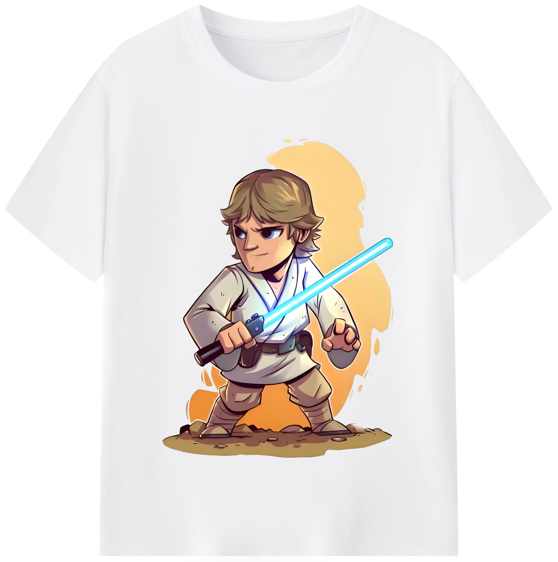 （画像用） スター・ウォーズ Star Wars 綿100％半袖Tシャツ（フロントプリント）