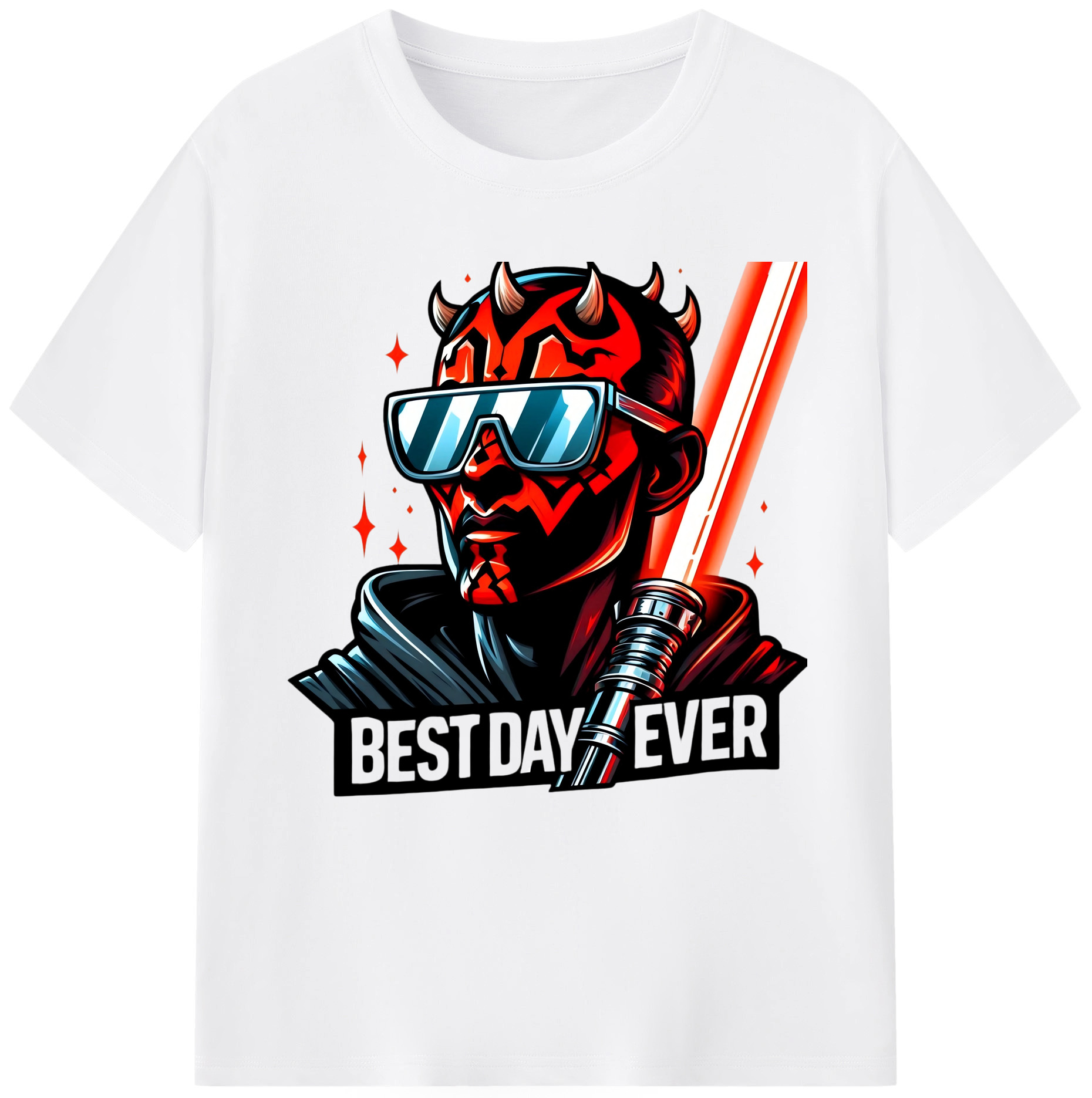（画像用） スター・ウォーズ Star Wars 綿100％半袖Tシャツ（フロントプリント）