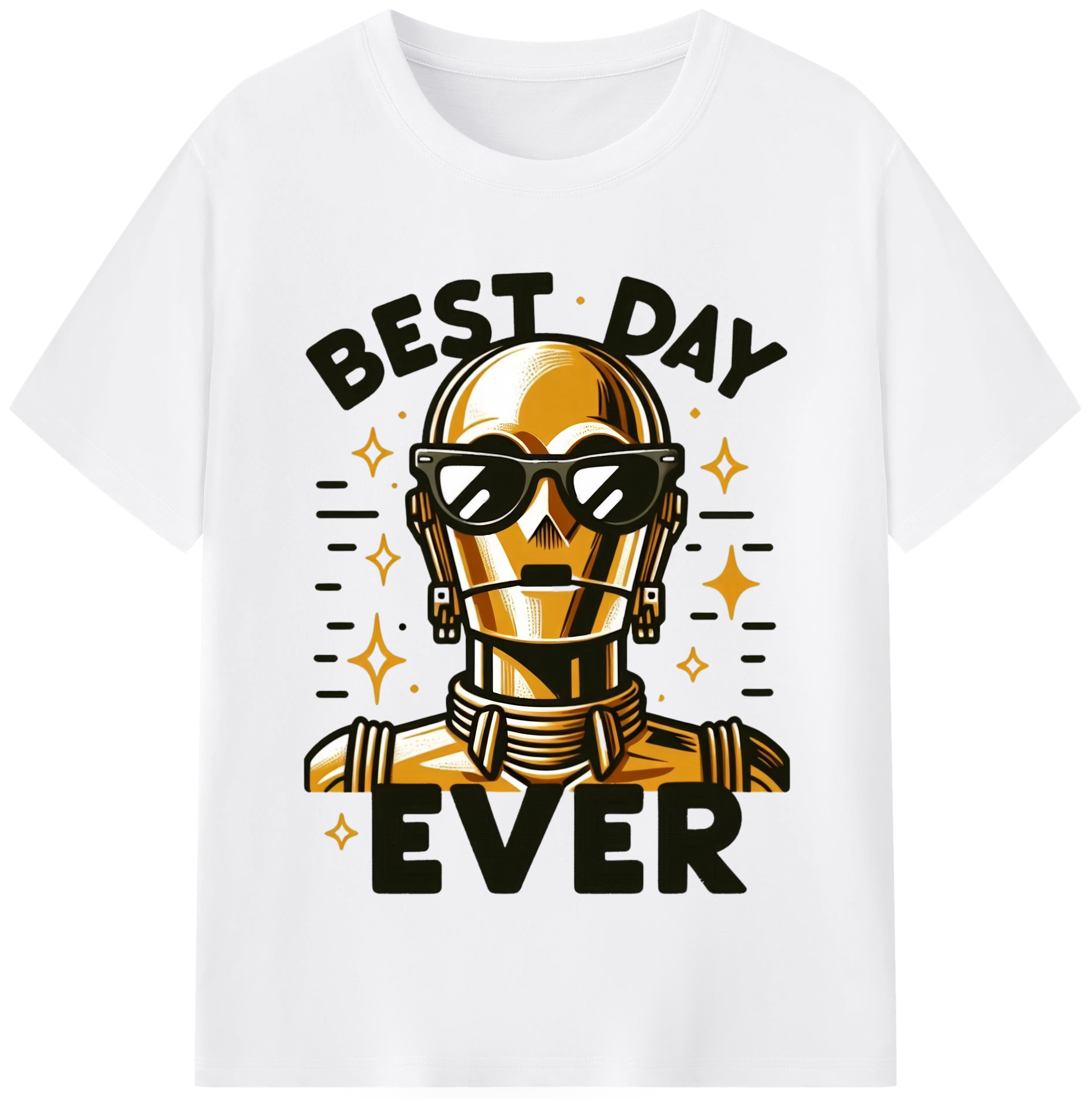 （画像用） スター・ウォーズ Star Wars 綿100％半袖Tシャツ（フロントプリント）