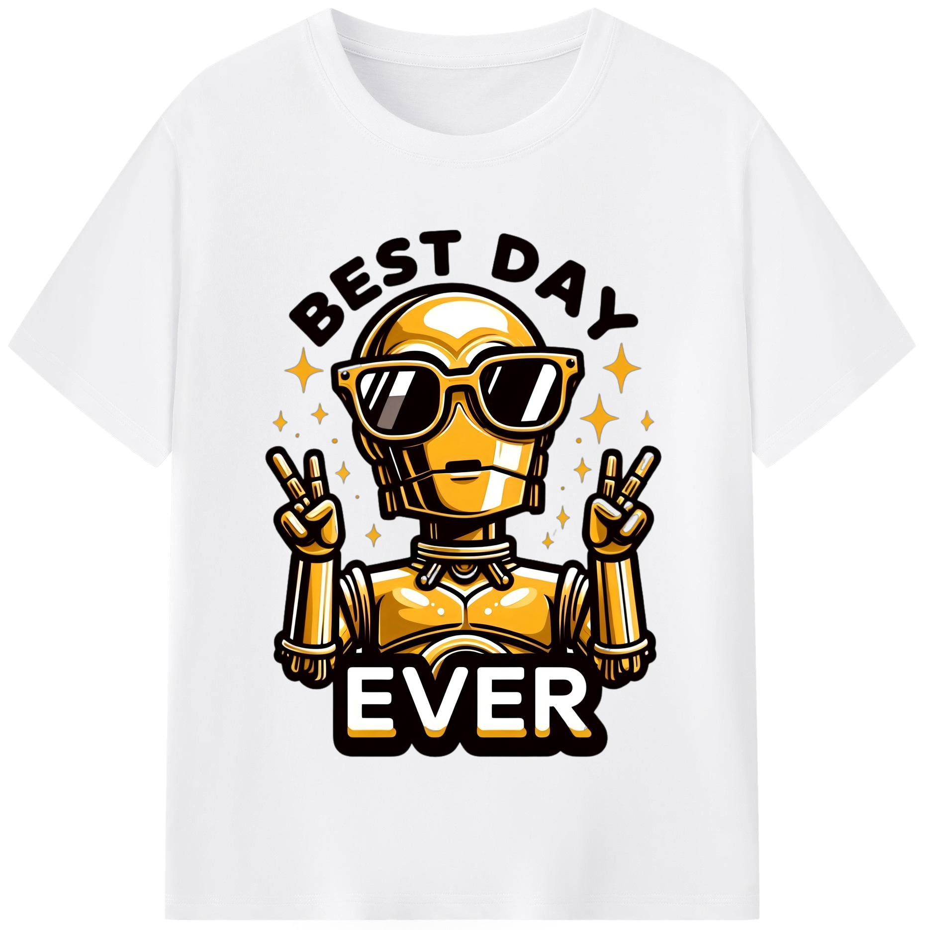 （画像用） スター・ウォーズ Star Wars 綿100％半袖Tシャツ（フロントプリント）