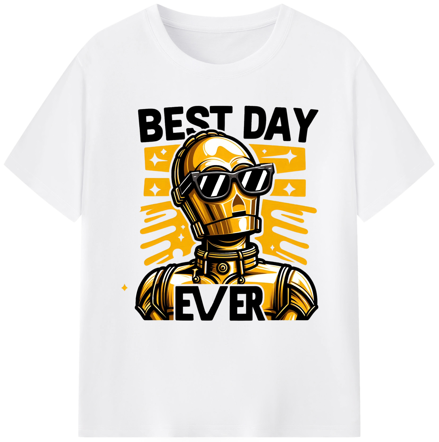 （画像用） スター・ウォーズ Star Wars 綿100％半袖Tシャツ（フロントプリント）
