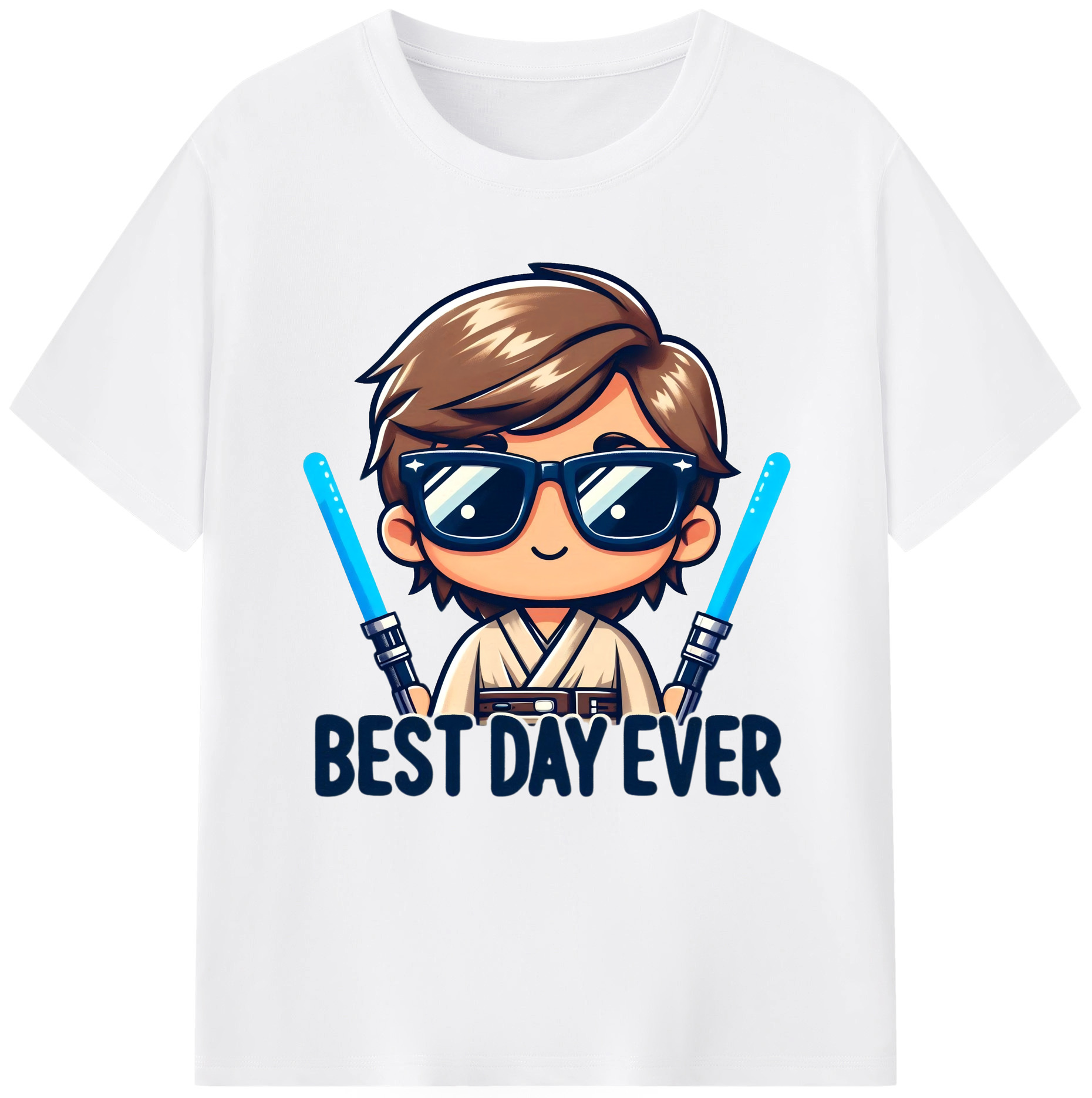 （画像用） スター・ウォーズ Star Wars 綿100％半袖Tシャツ（フロントプリント）