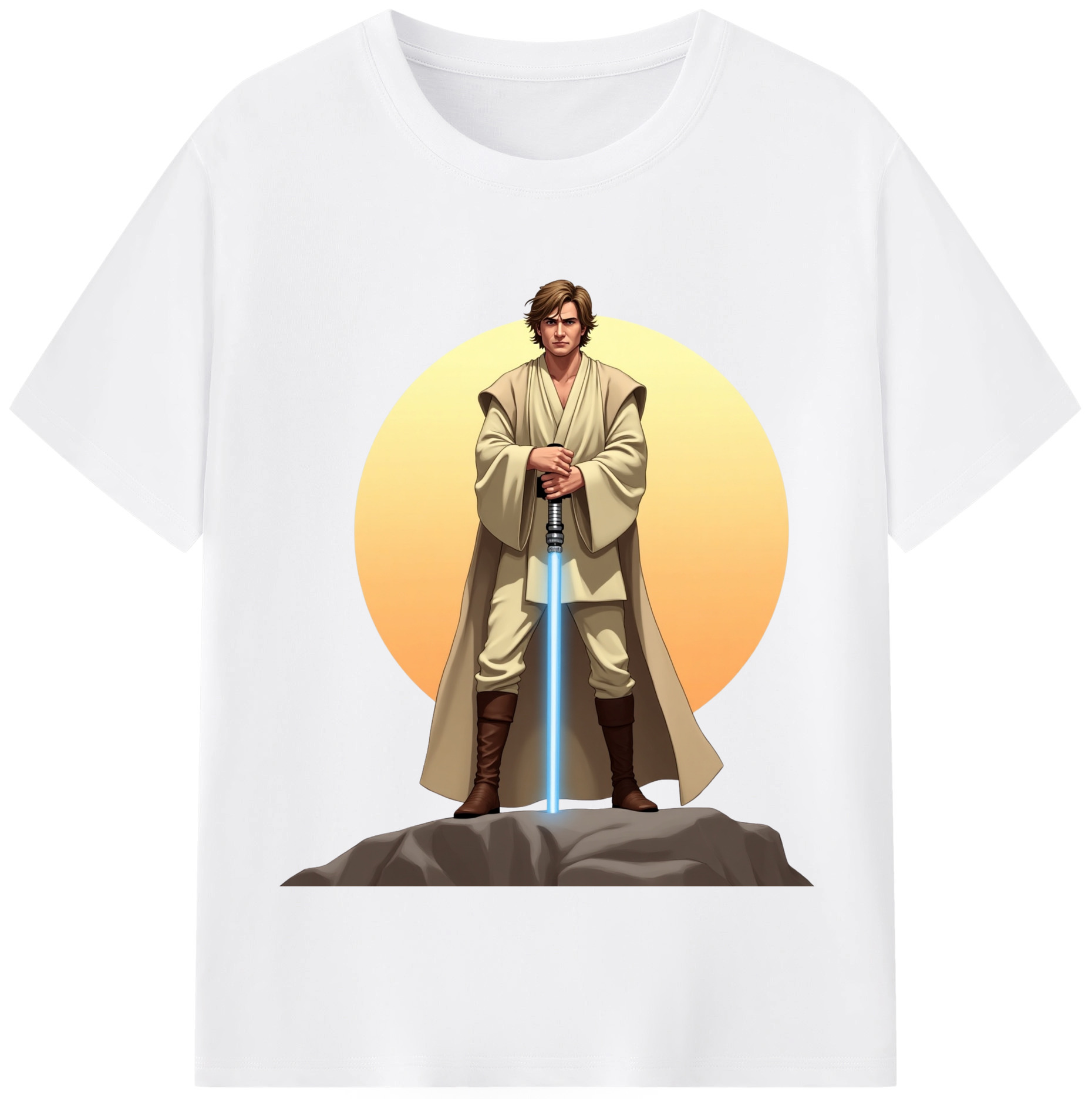 （画像用） スター・ウォーズ Star Wars 綿100％半袖Tシャツ（フロントプリント）
