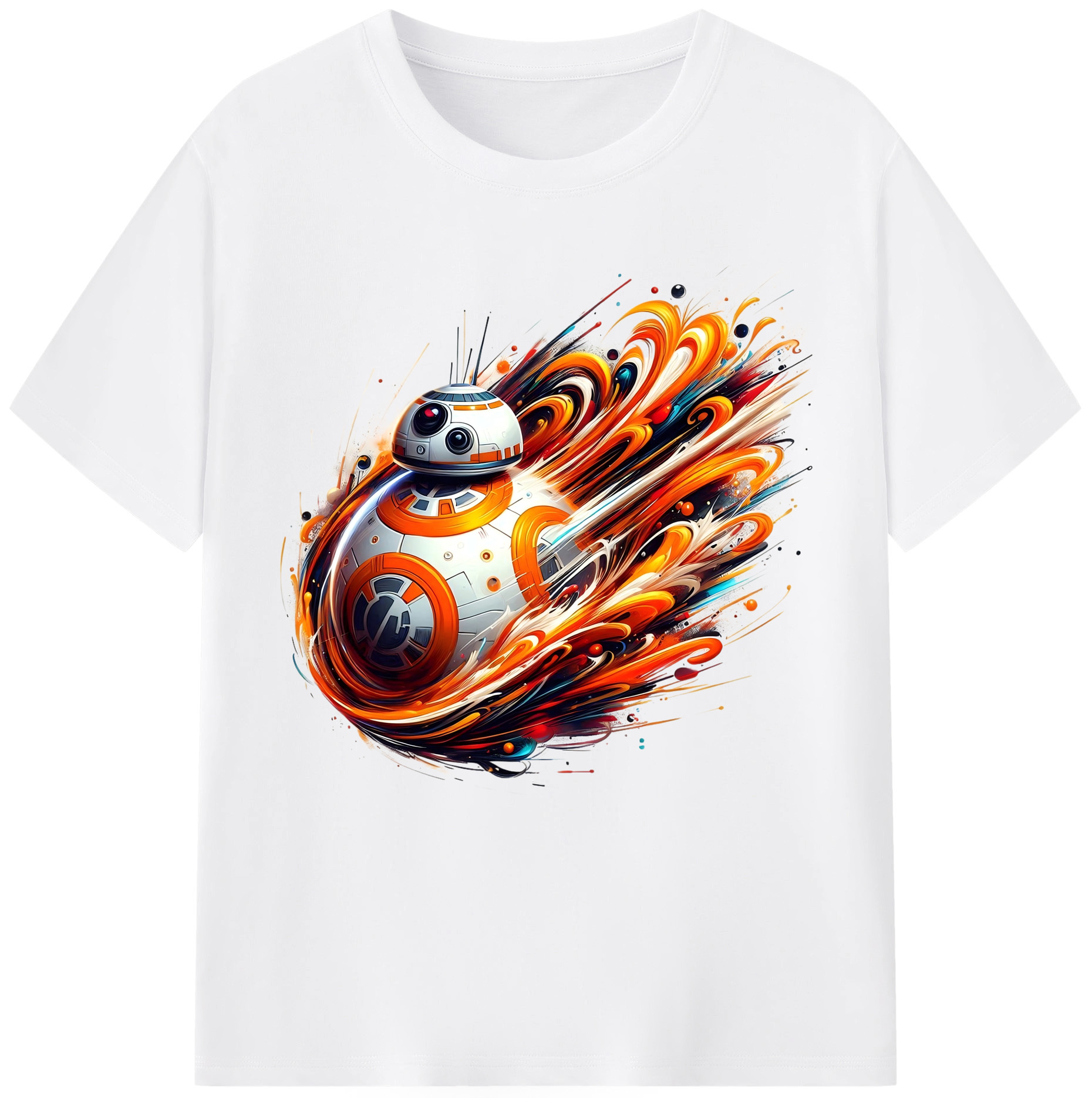 （画像用） スター・ウォーズ Star Wars 綿100％半袖Tシャツ（フロントプリント）