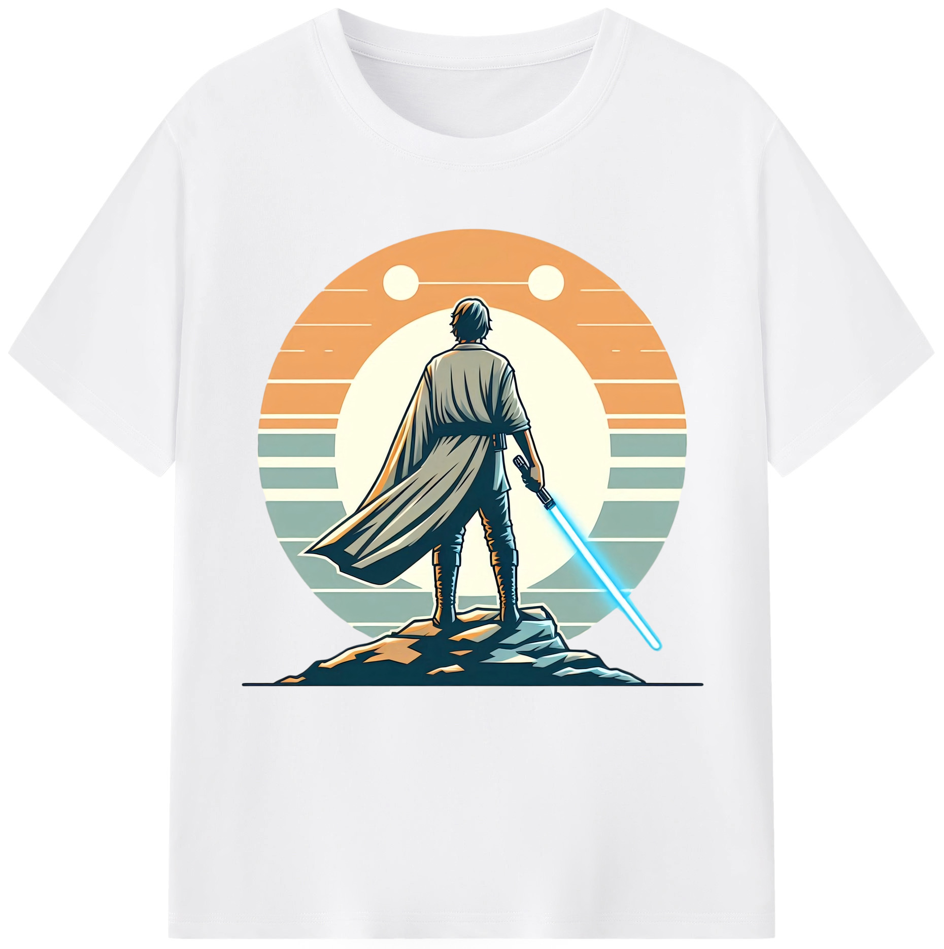 （画像用） スター・ウォーズ Star Wars 綿100％半袖Tシャツ（フロントプリント）