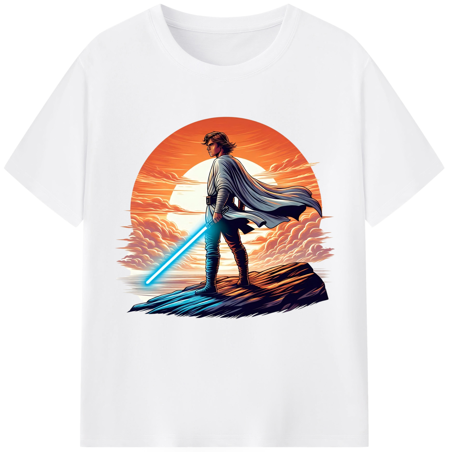 （画像用） スター・ウォーズ Star Wars 綿100％半袖Tシャツ（フロントプリント）