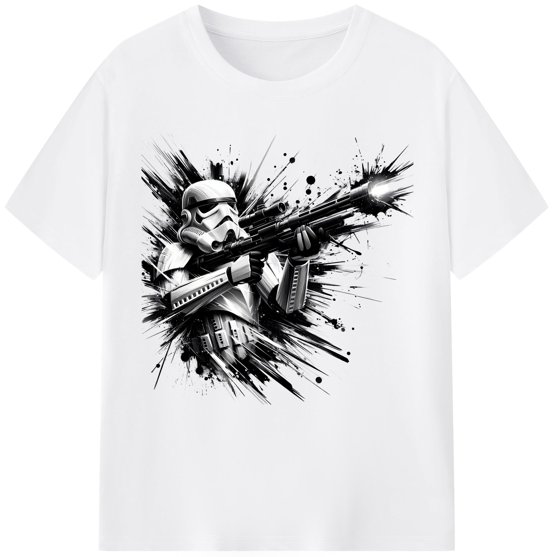 （画像用） スター・ウォーズ Star Wars 綿100％半袖Tシャツ（フロントプリント）