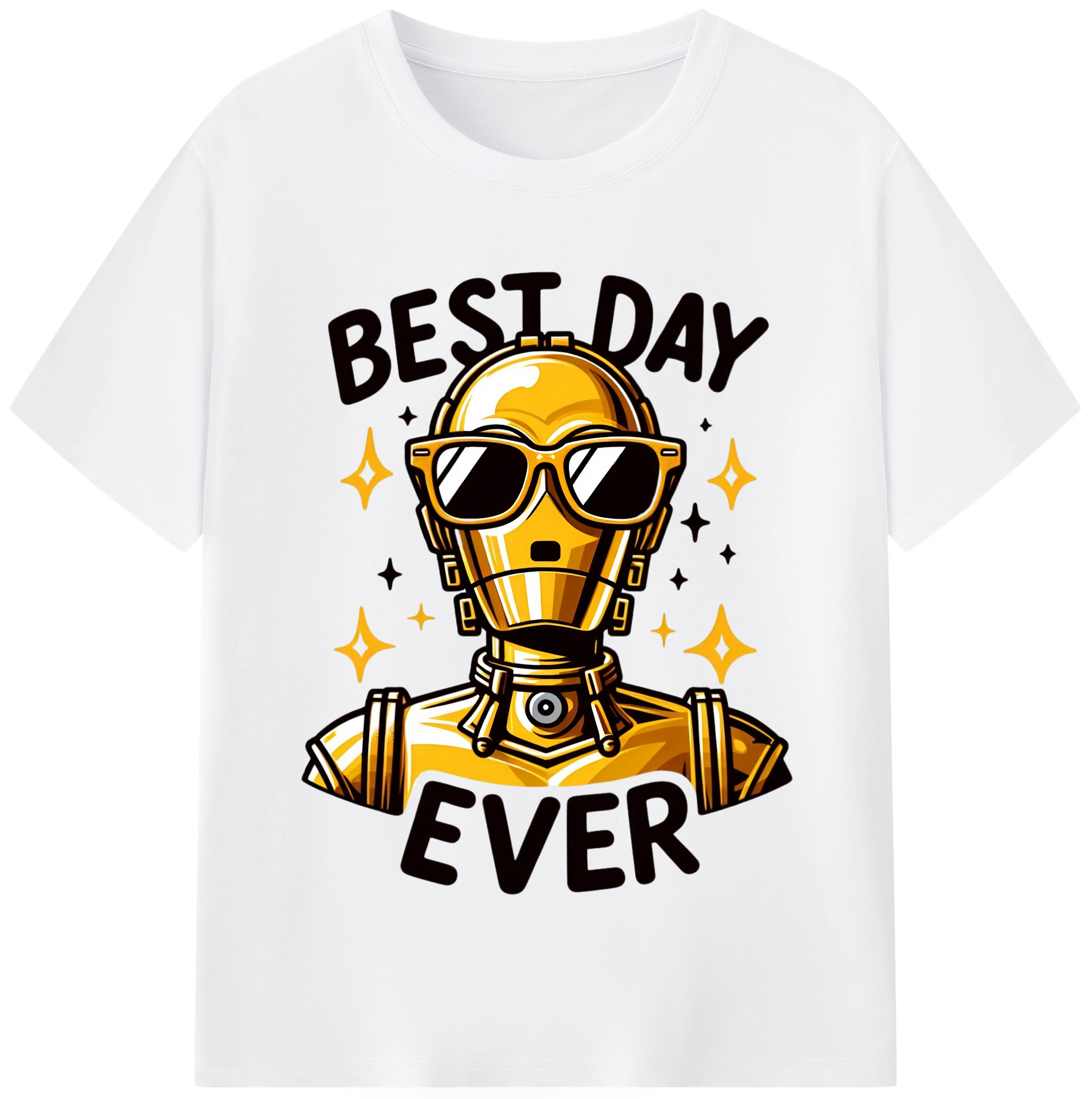 （画像用） スター・ウォーズ Star Wars 綿100％半袖Tシャツ（フロントプリント）