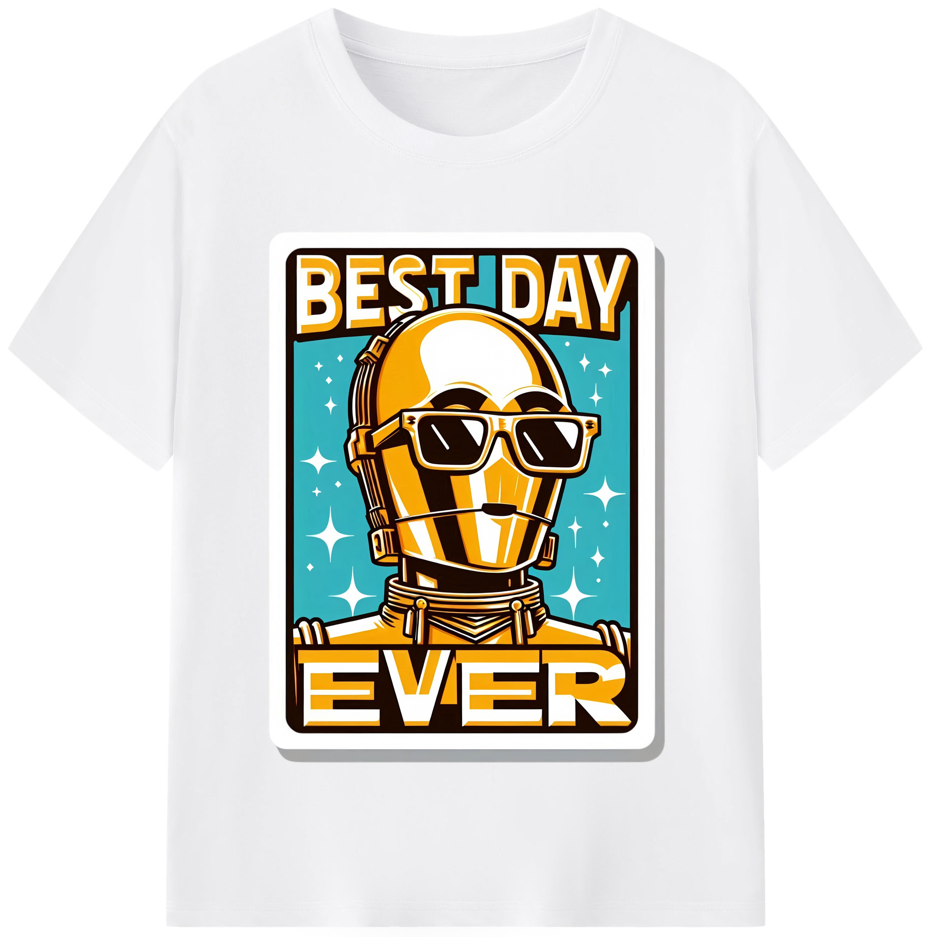 （画像用） スター・ウォーズ Star Wars 綿100％半袖Tシャツ（フロントプリント）