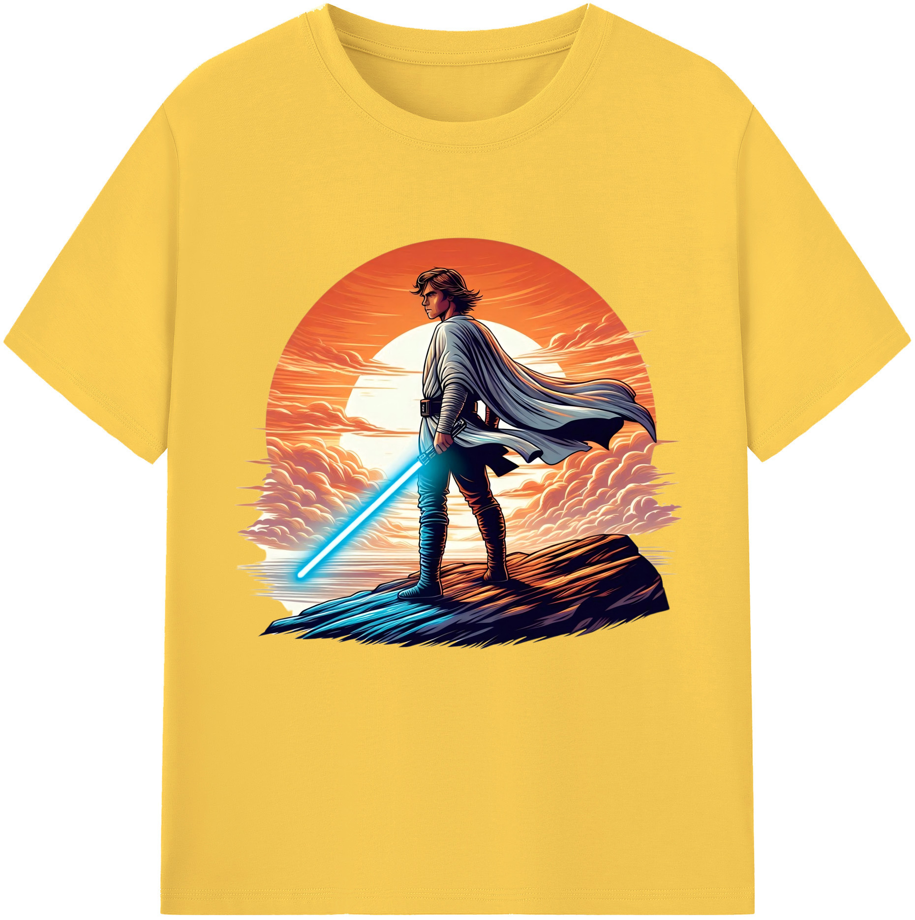 （画像用） スター・ウォーズ Star Wars 綿100％半袖Tシャツ（フロントプリント）