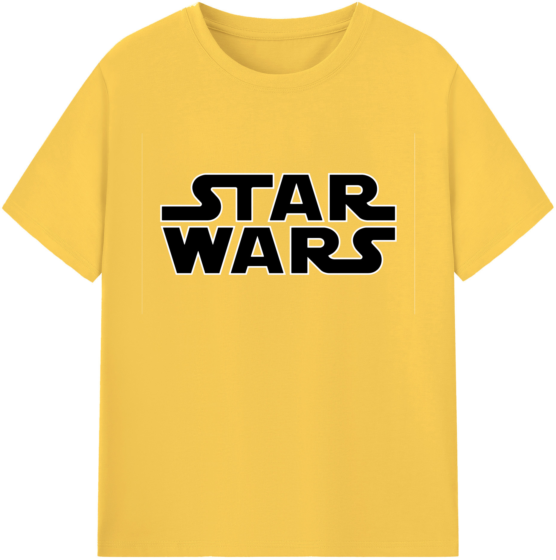 （画像用） スター・ウォーズ Star Wars 綿100％半袖Tシャツ（フロントプリント）