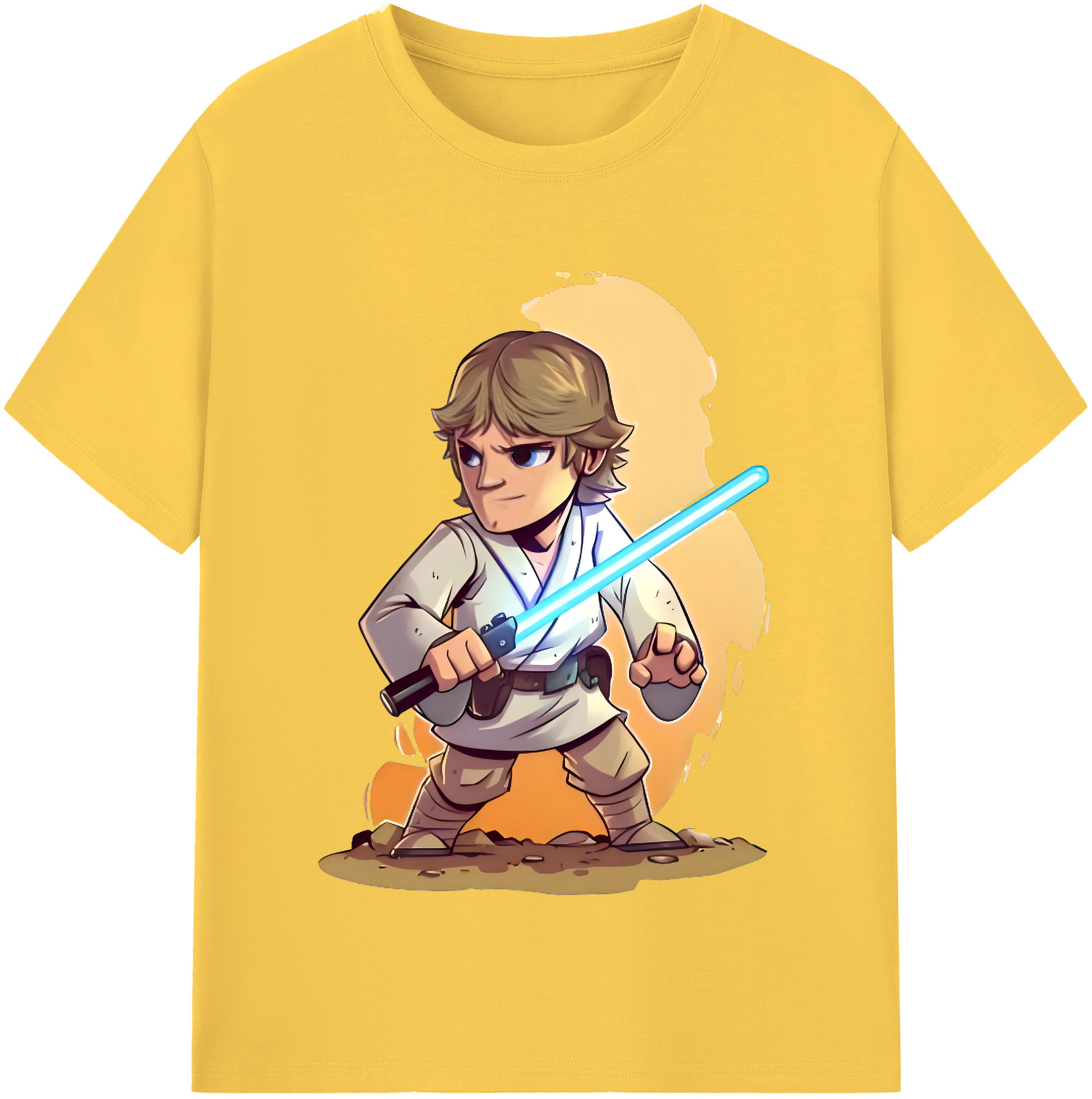 （画像用） スター・ウォーズ Star Wars 綿100％半袖Tシャツ（フロントプリント）