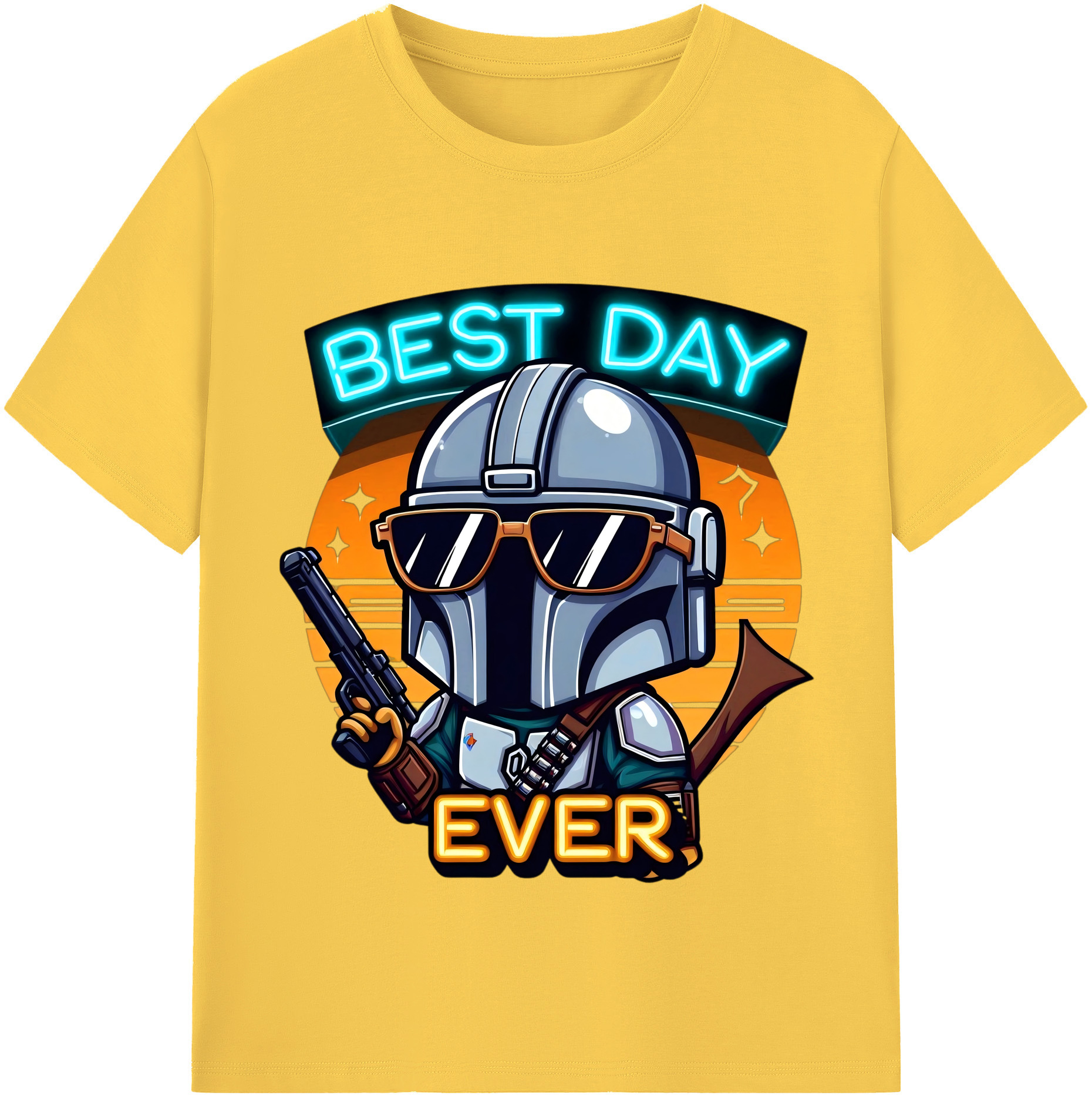 （画像用） スター・ウォーズ Star Wars 綿100％半袖Tシャツ（フロントプリント）