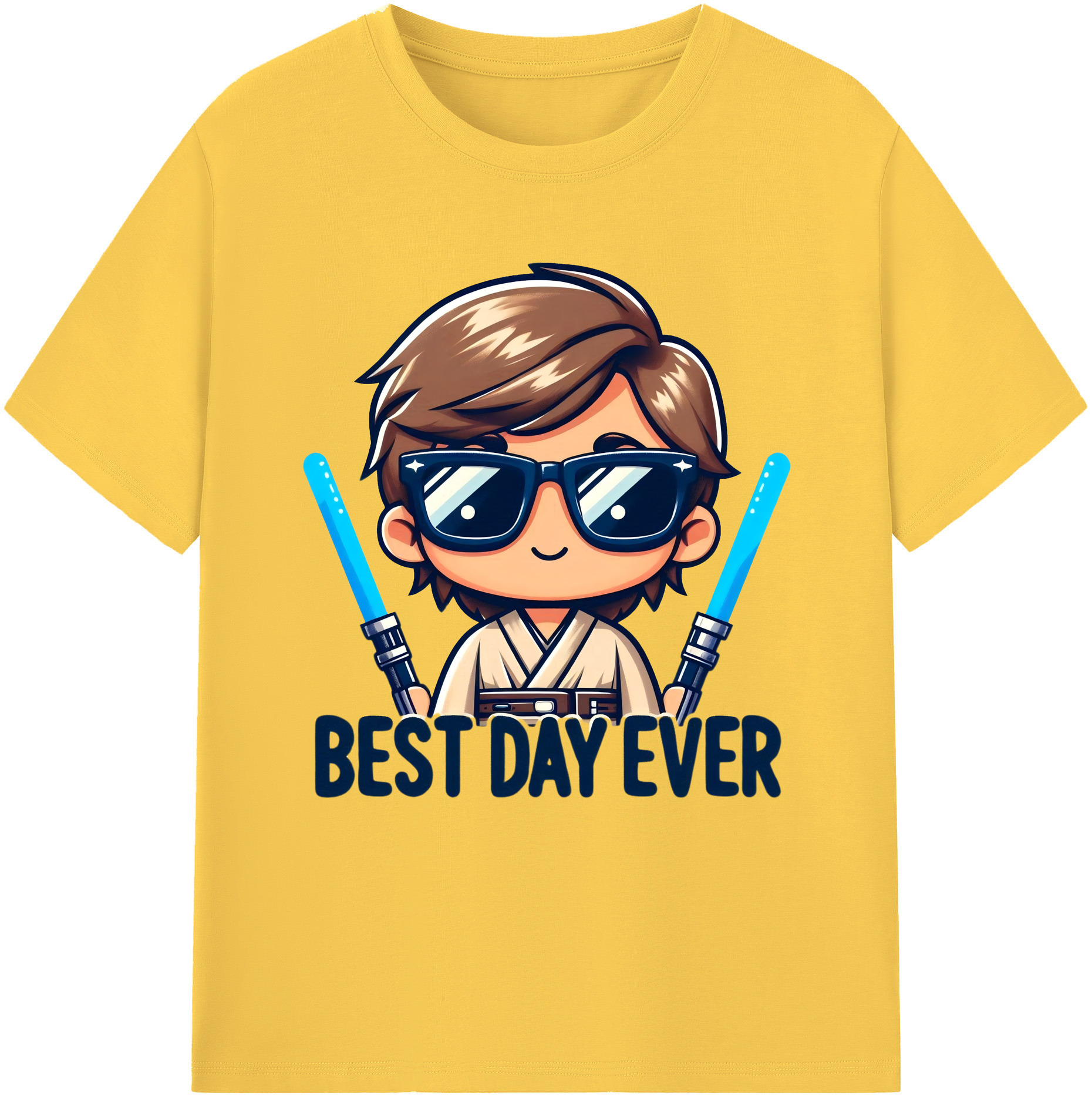 （画像用） スター・ウォーズ Star Wars 綿100％半袖Tシャツ（フロントプリント）