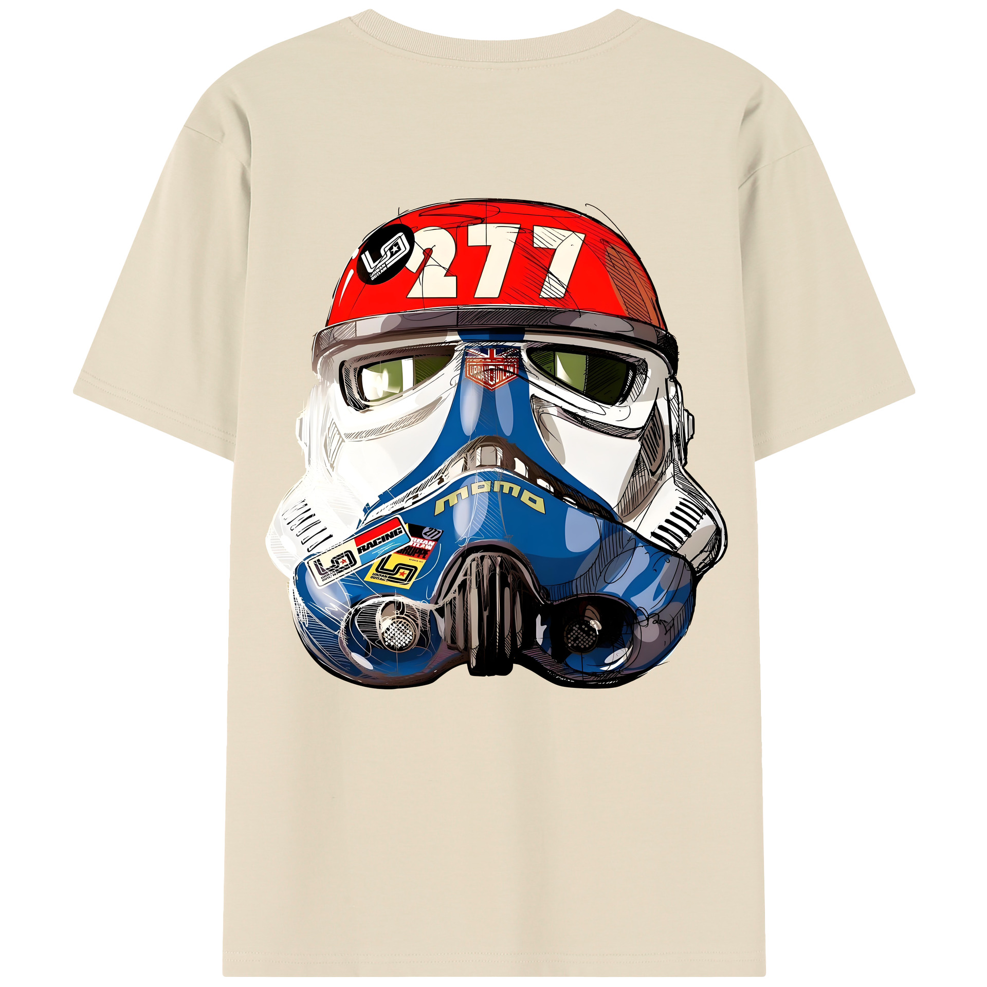 （画像用） スター・ウォーズ Star Wars 綿100％半袖Tシャツ（背面プリント）