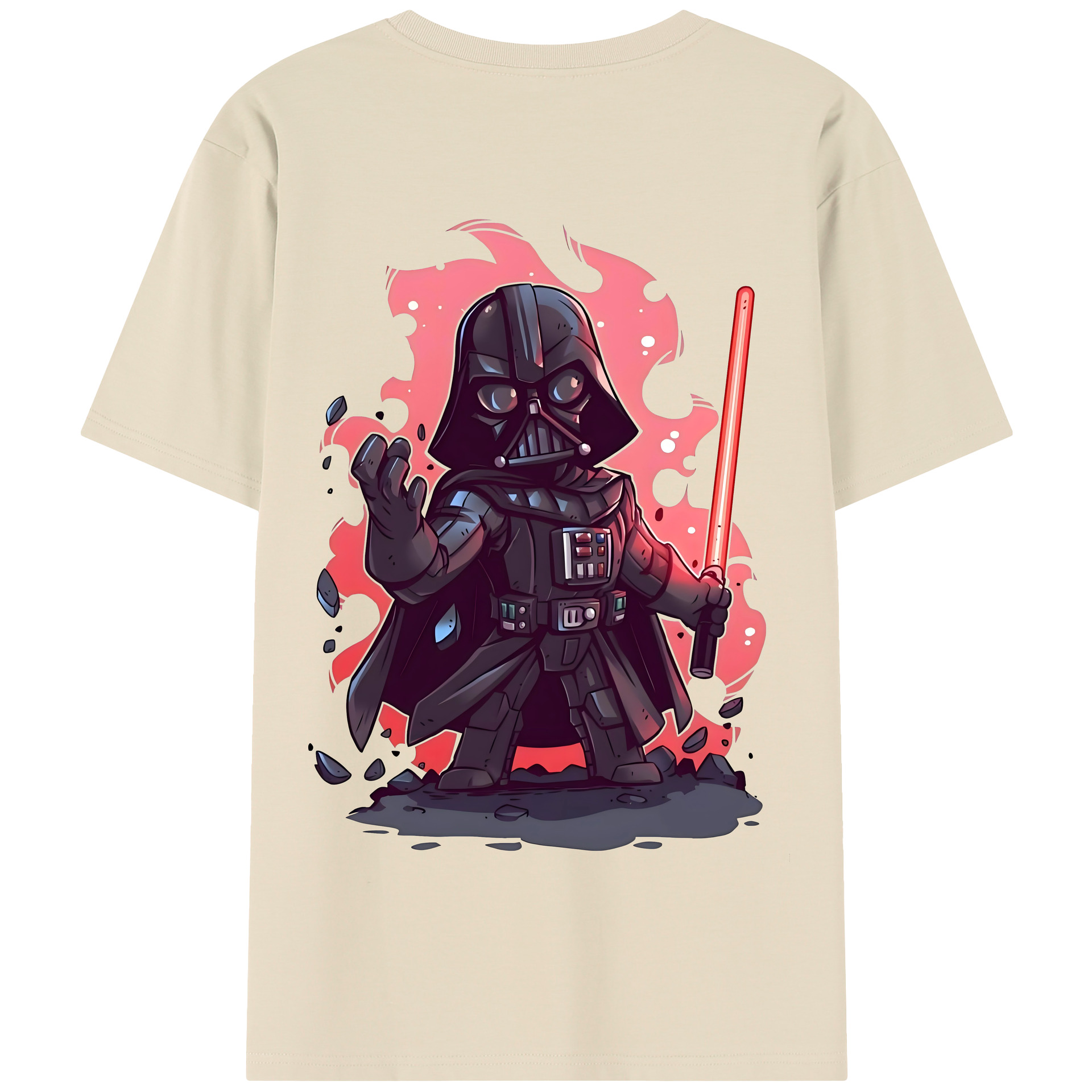 （画像用） スター・ウォーズ Star Wars 綿100％半袖Tシャツ（背面プリント）