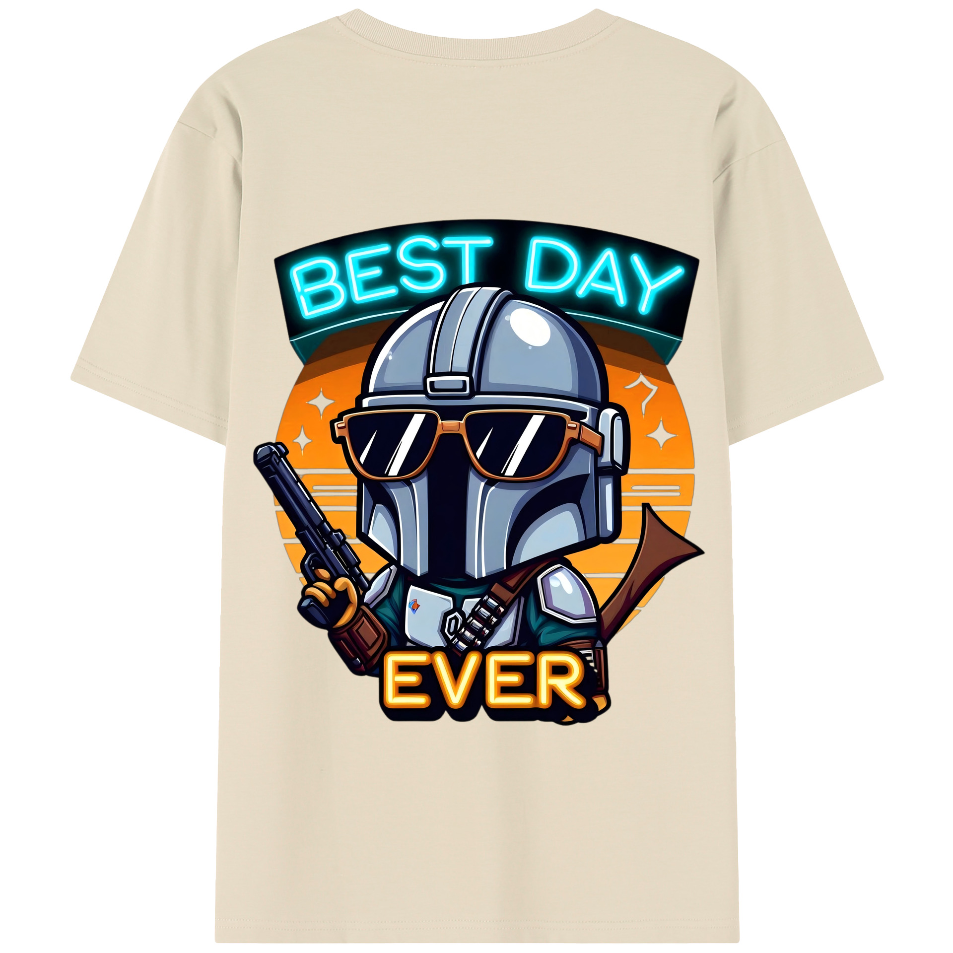 （画像用） スター・ウォーズ Star Wars 綿100％半袖Tシャツ（背面プリント）