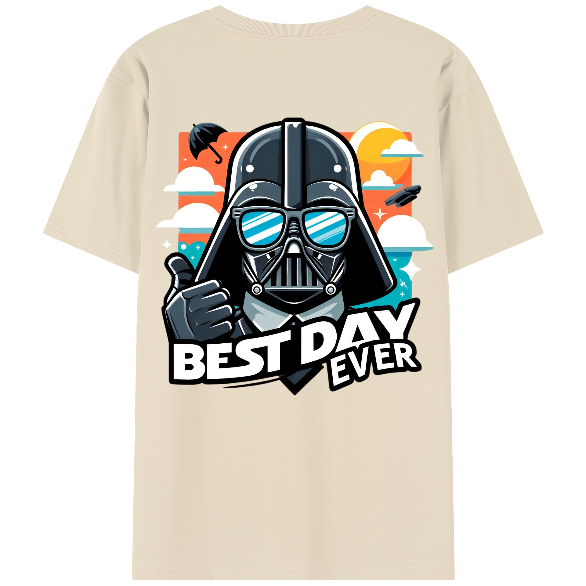 （画像用） スター・ウォーズ Star Wars 綿100％半袖Tシャツ（背面プリント）