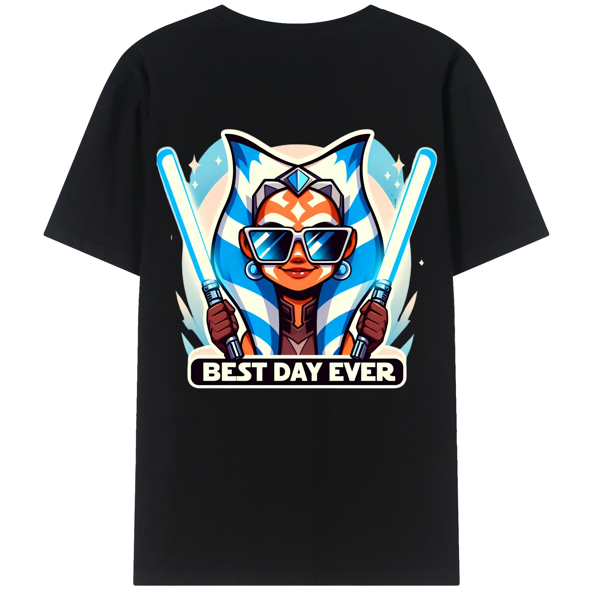 （画像用） スター・ウォーズ Star Wars 綿100％半袖Tシャツ（背面プリント）