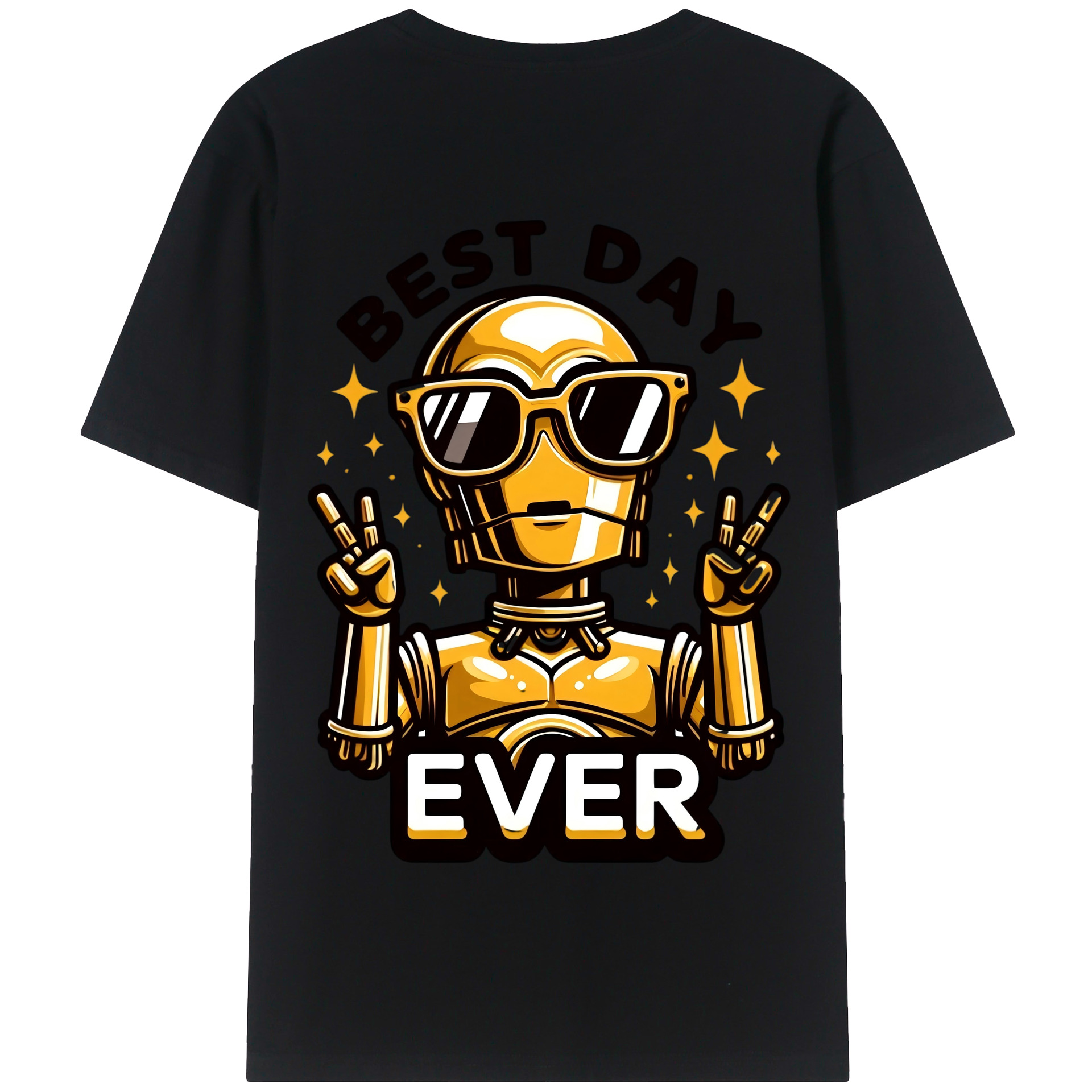 （画像用） スター・ウォーズ Star Wars 綿100％半袖Tシャツ（背面プリント）