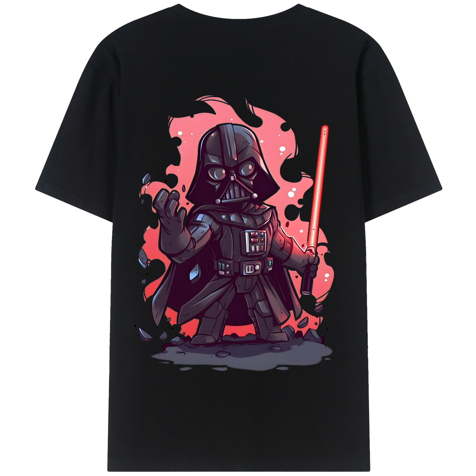 （画像用） スター・ウォーズ Star Wars 綿100％半袖Tシャツ（背面プリント）