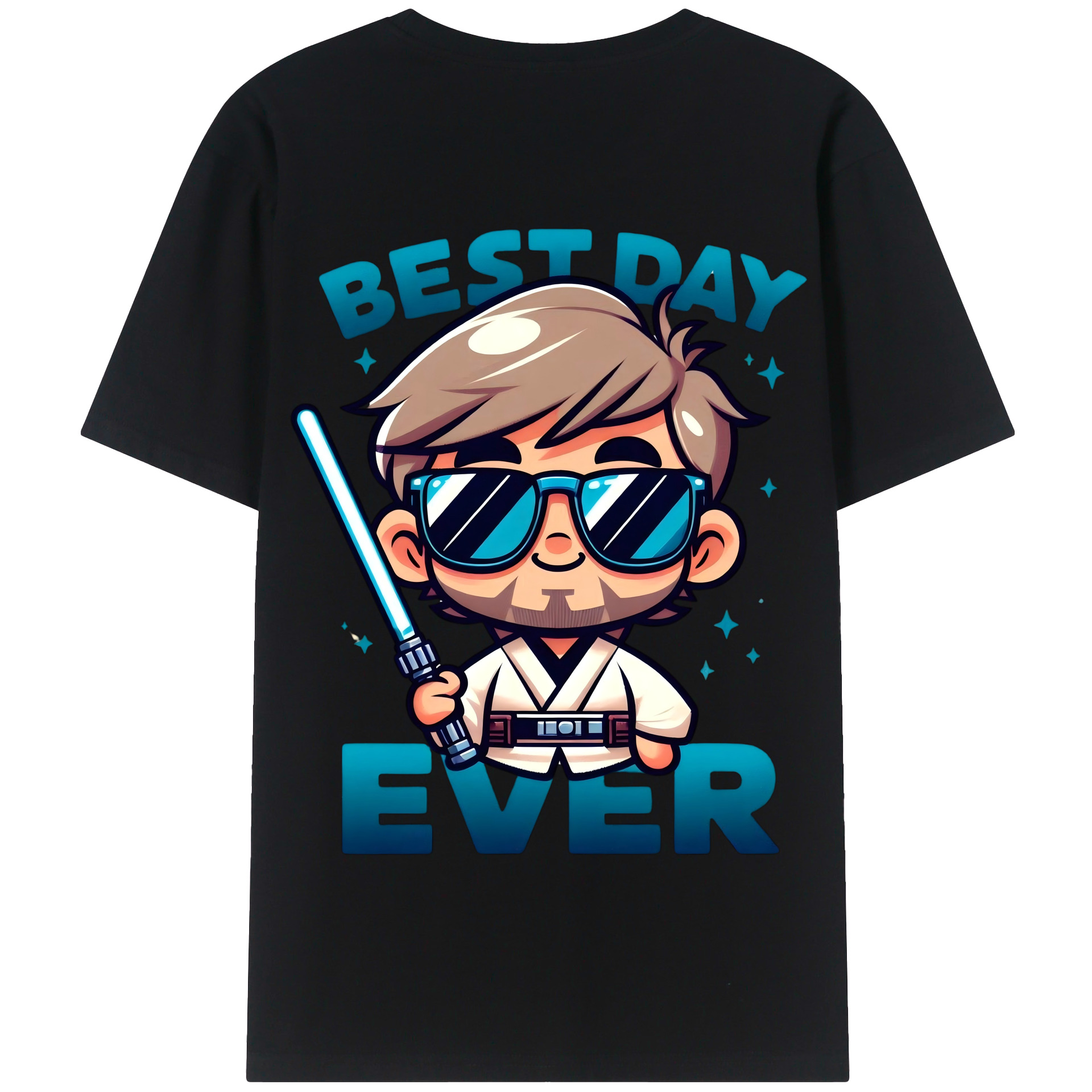 （画像用） スター・ウォーズ Star Wars 綿100％半袖Tシャツ（背面プリント）