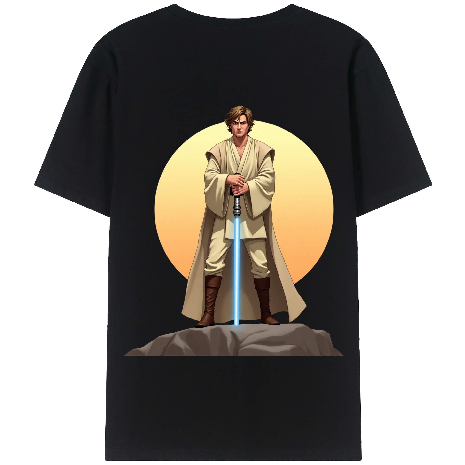 （画像用） スター・ウォーズ Star Wars 綿100％半袖Tシャツ（背面プリント）