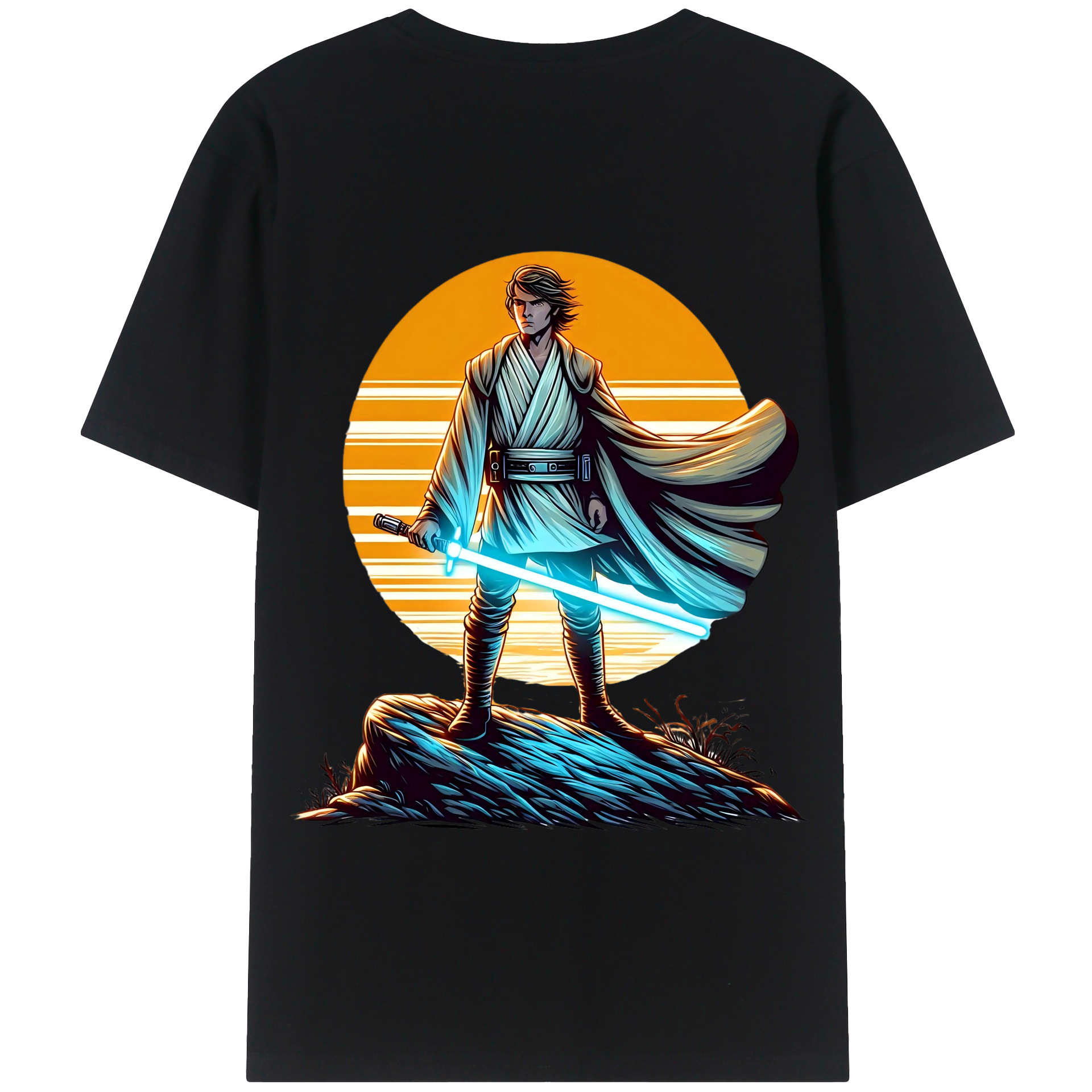 （画像用） スター・ウォーズ Star Wars 綿100％半袖Tシャツ（背面プリント）
