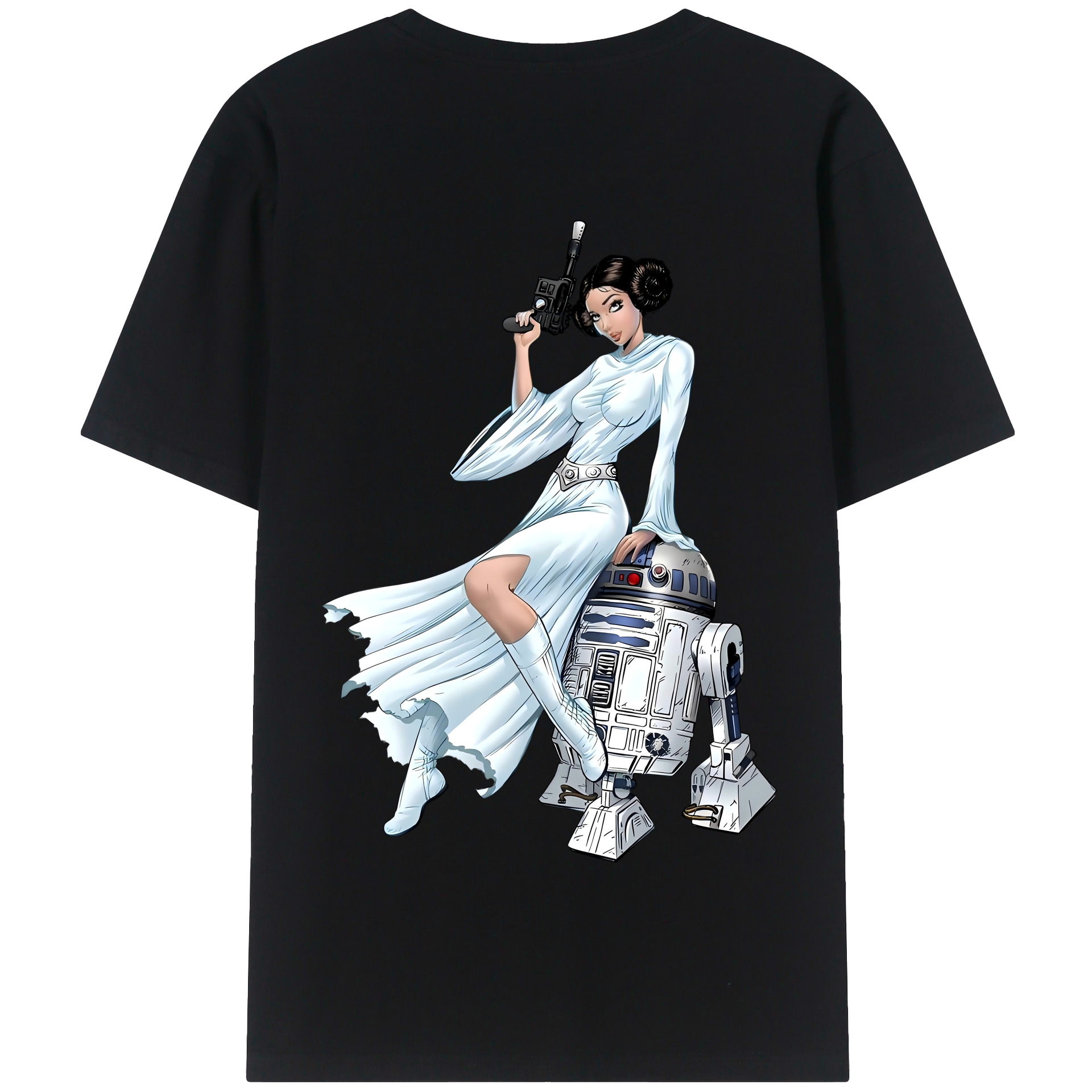 （画像用） スター・ウォーズ Star Wars 綿100％半袖Tシャツ（背面プリント）