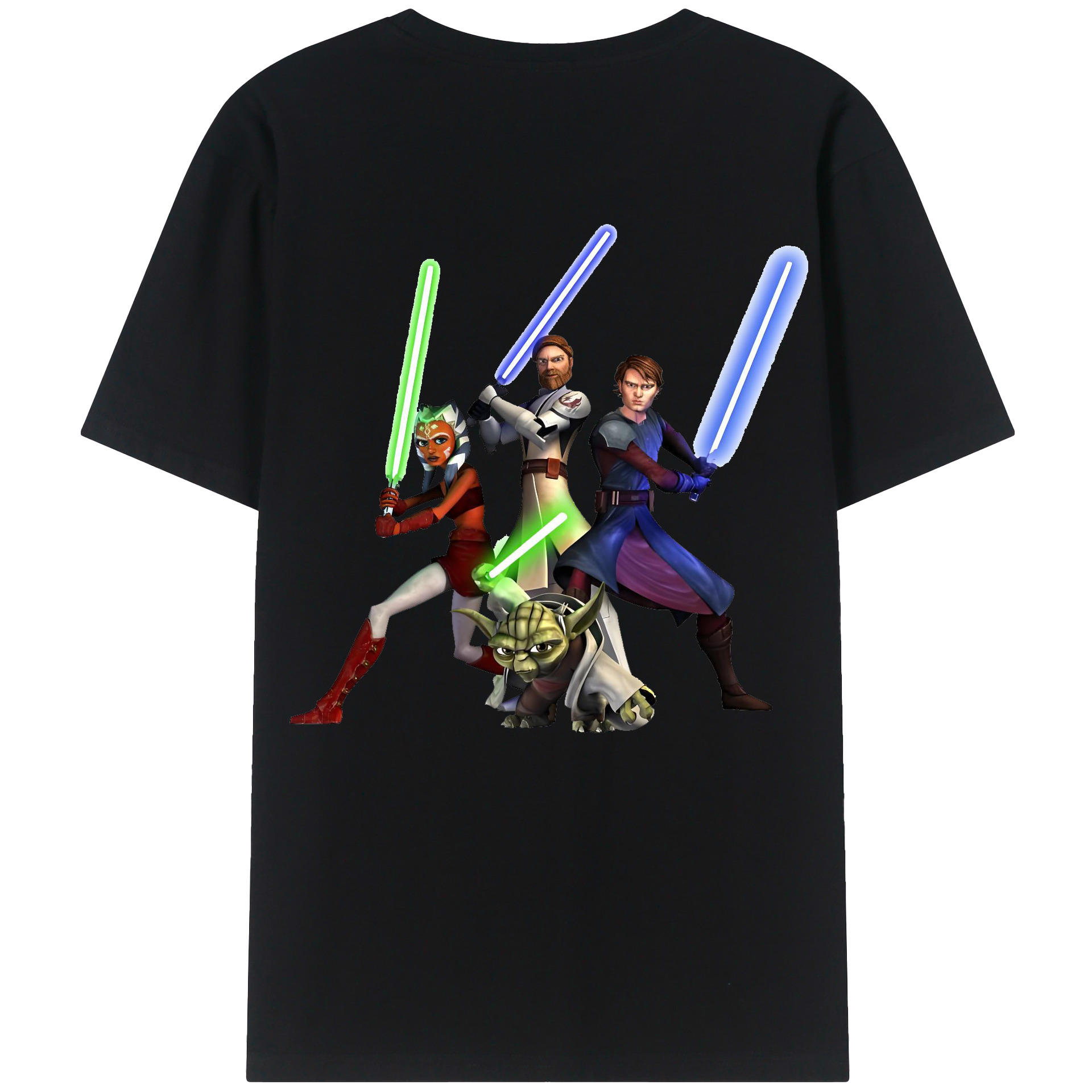（画像用） スター・ウォーズ Star Wars 綿100％半袖Tシャツ（背面プリント）