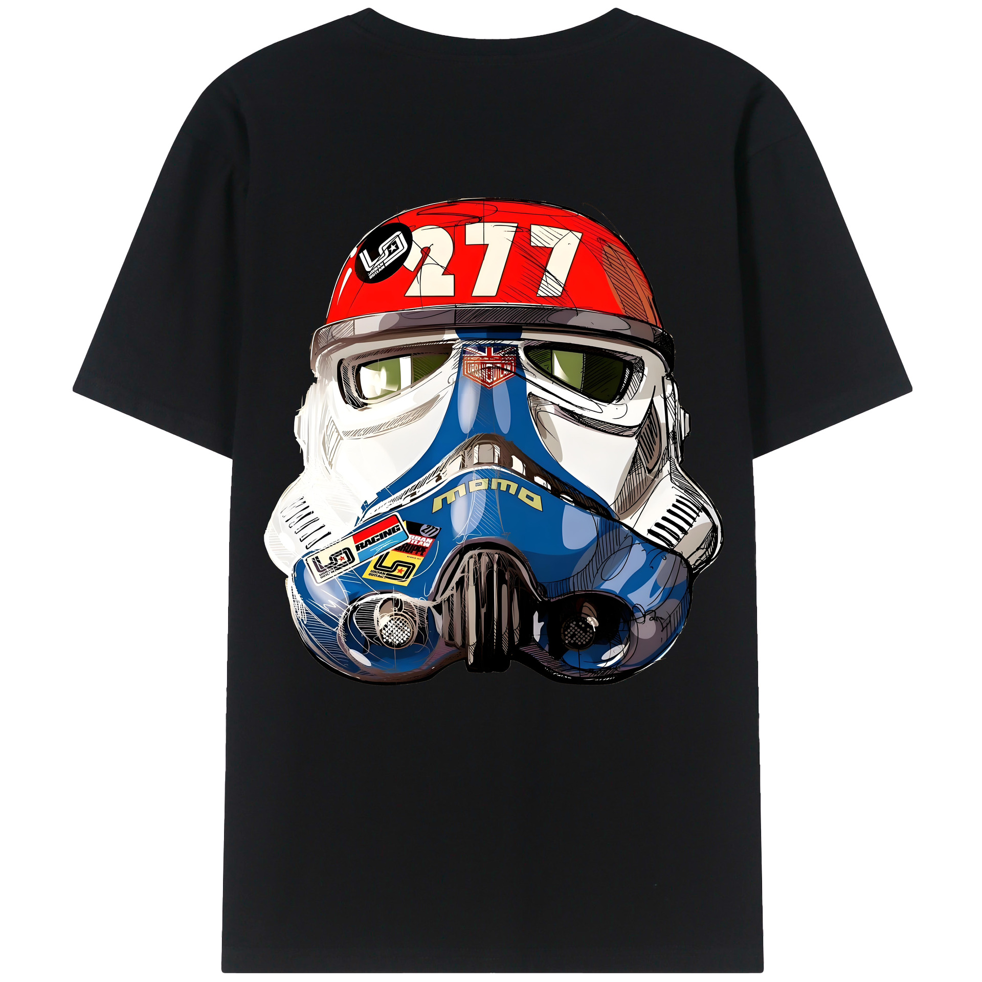 （画像用） スター・ウォーズ Star Wars 綿100％半袖Tシャツ（背面プリント）