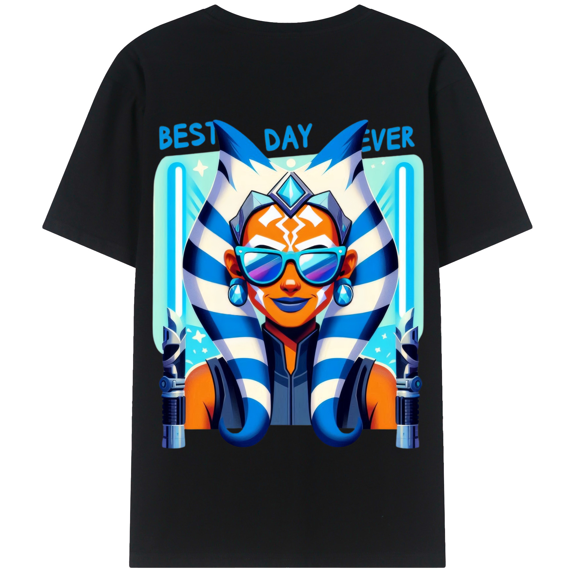 （画像用） スター・ウォーズ Star Wars 綿100％半袖Tシャツ（背面プリント）