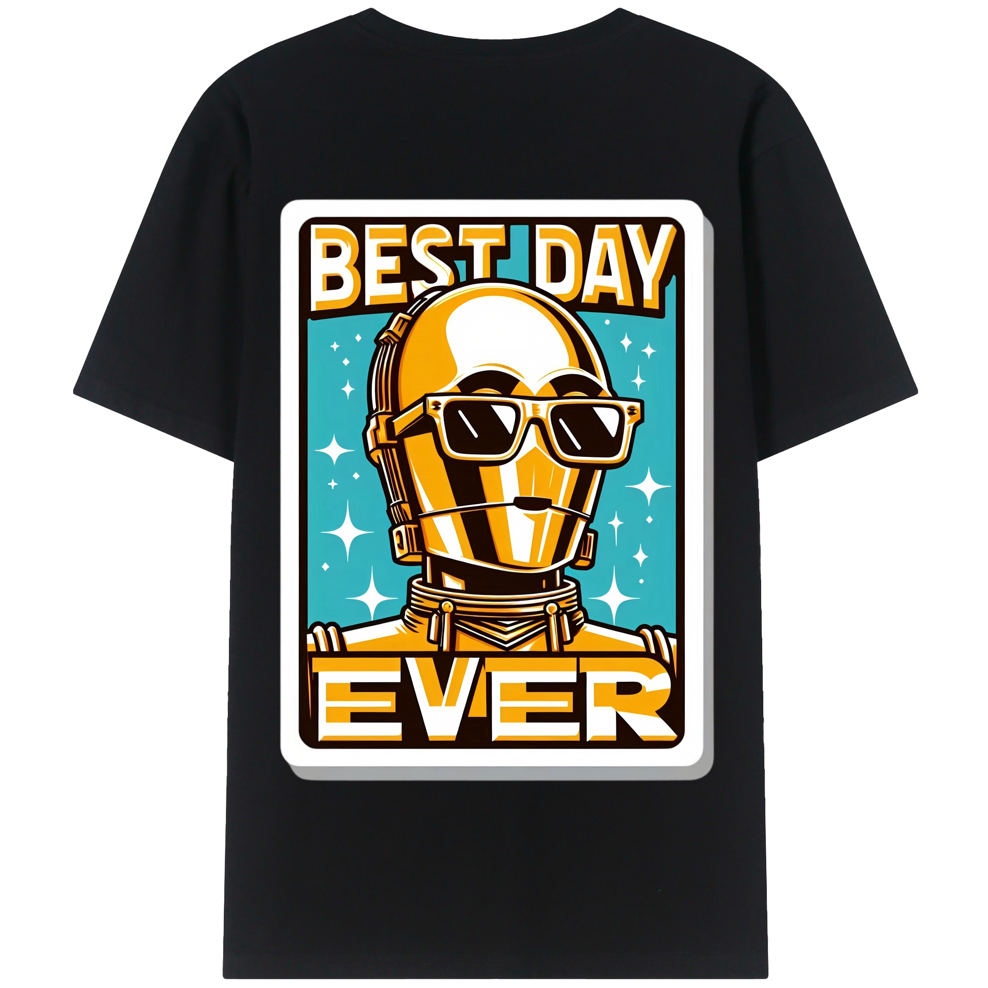 （画像用） スター・ウォーズ Star Wars 綿100％半袖Tシャツ（背面プリント）