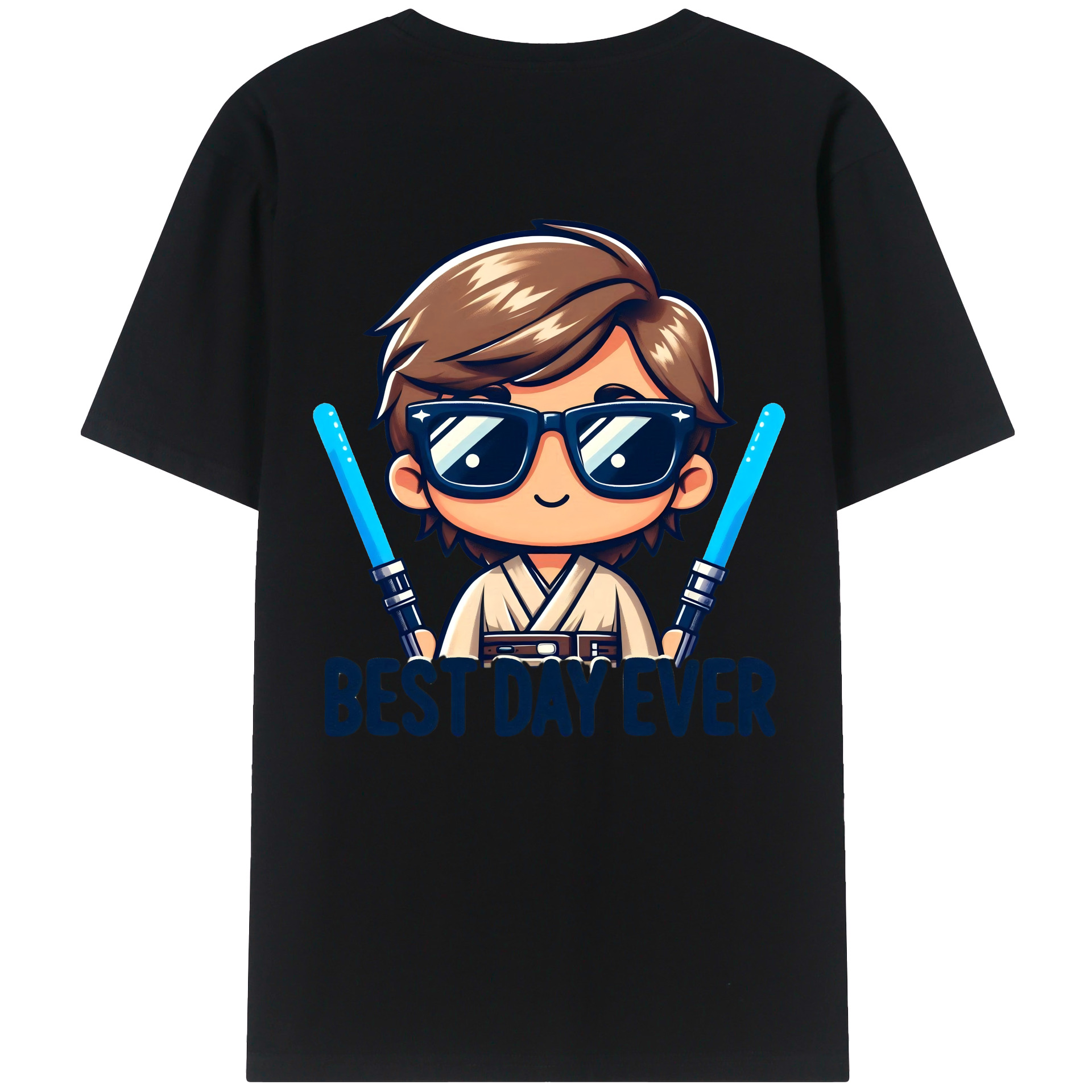 （画像用） スター・ウォーズ Star Wars 綿100％半袖Tシャツ（背面プリント）