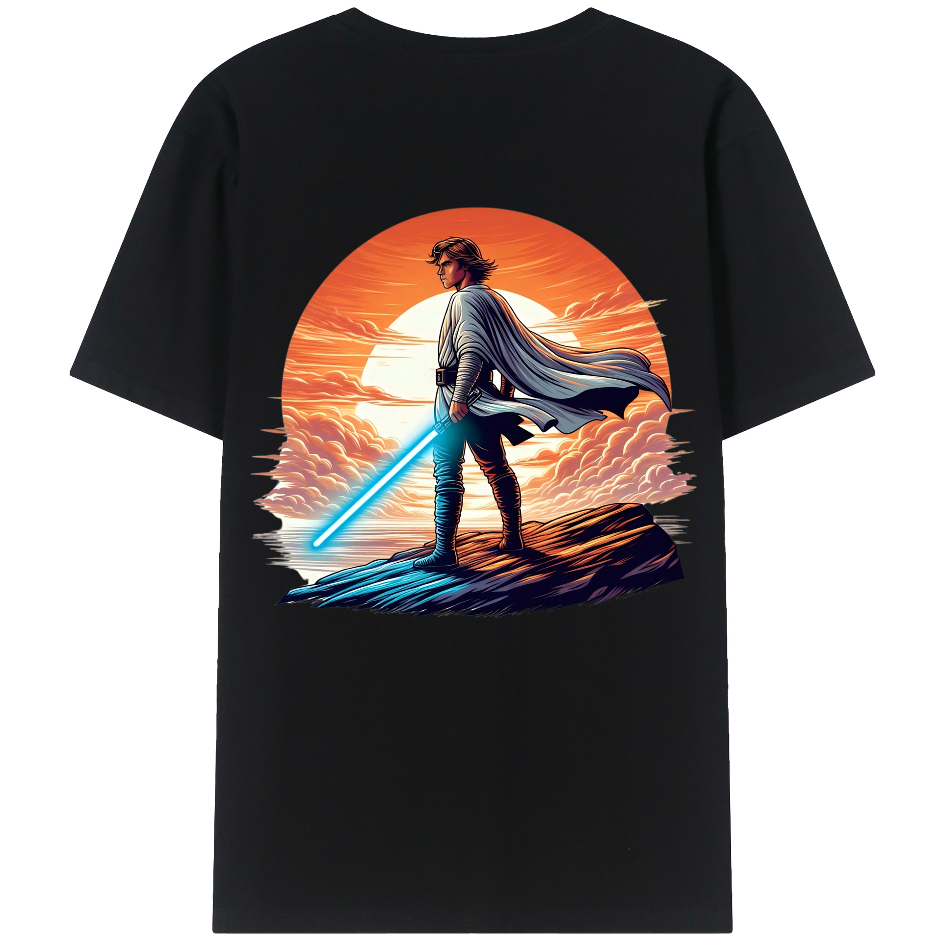 （画像用） スター・ウォーズ Star Wars 綿100％半袖Tシャツ（背面プリント）