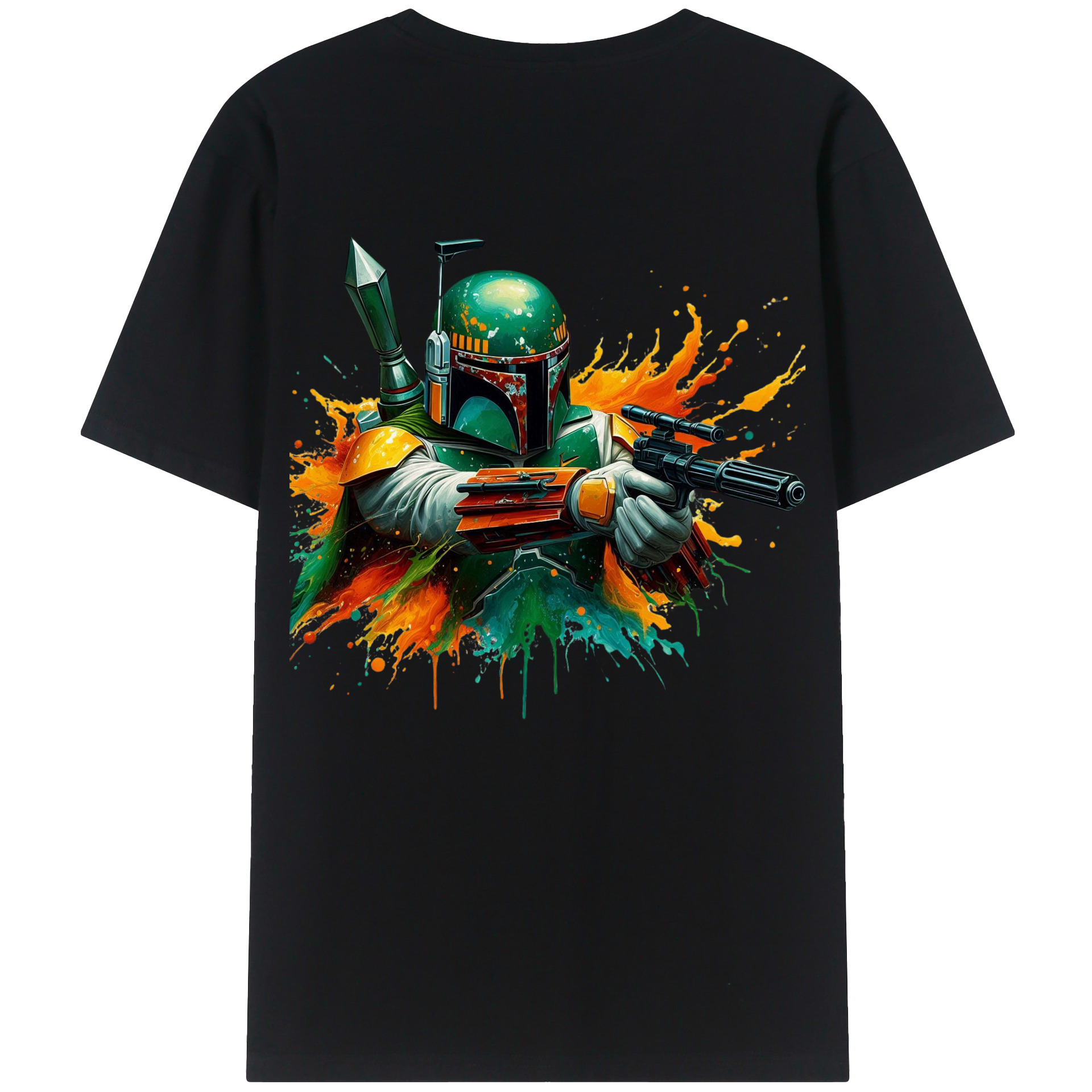 （画像用） スター・ウォーズ Star Wars 綿100％半袖Tシャツ（背面プリント）