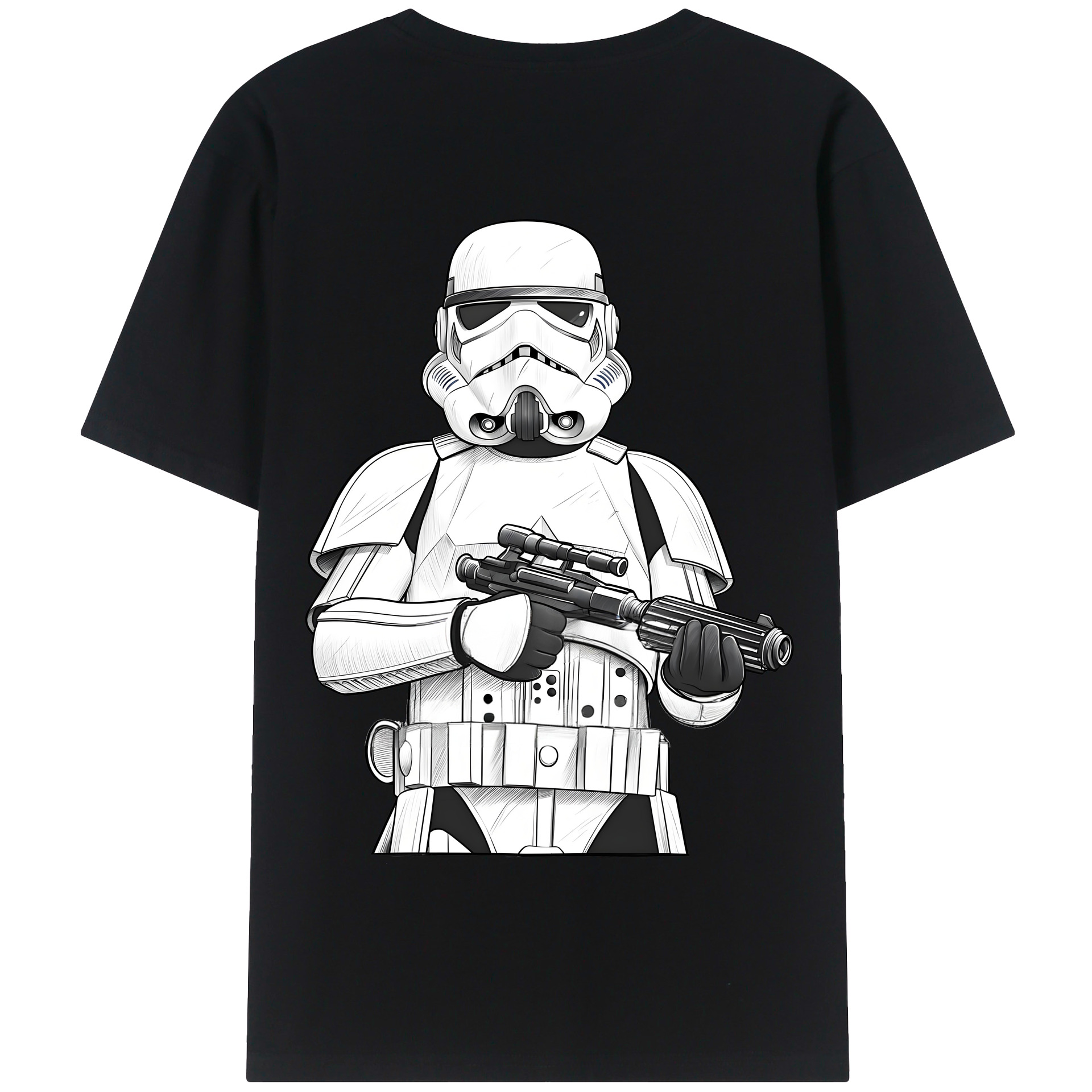 （画像用） スター・ウォーズ Star Wars 綿100％半袖Tシャツ（背面プリント）