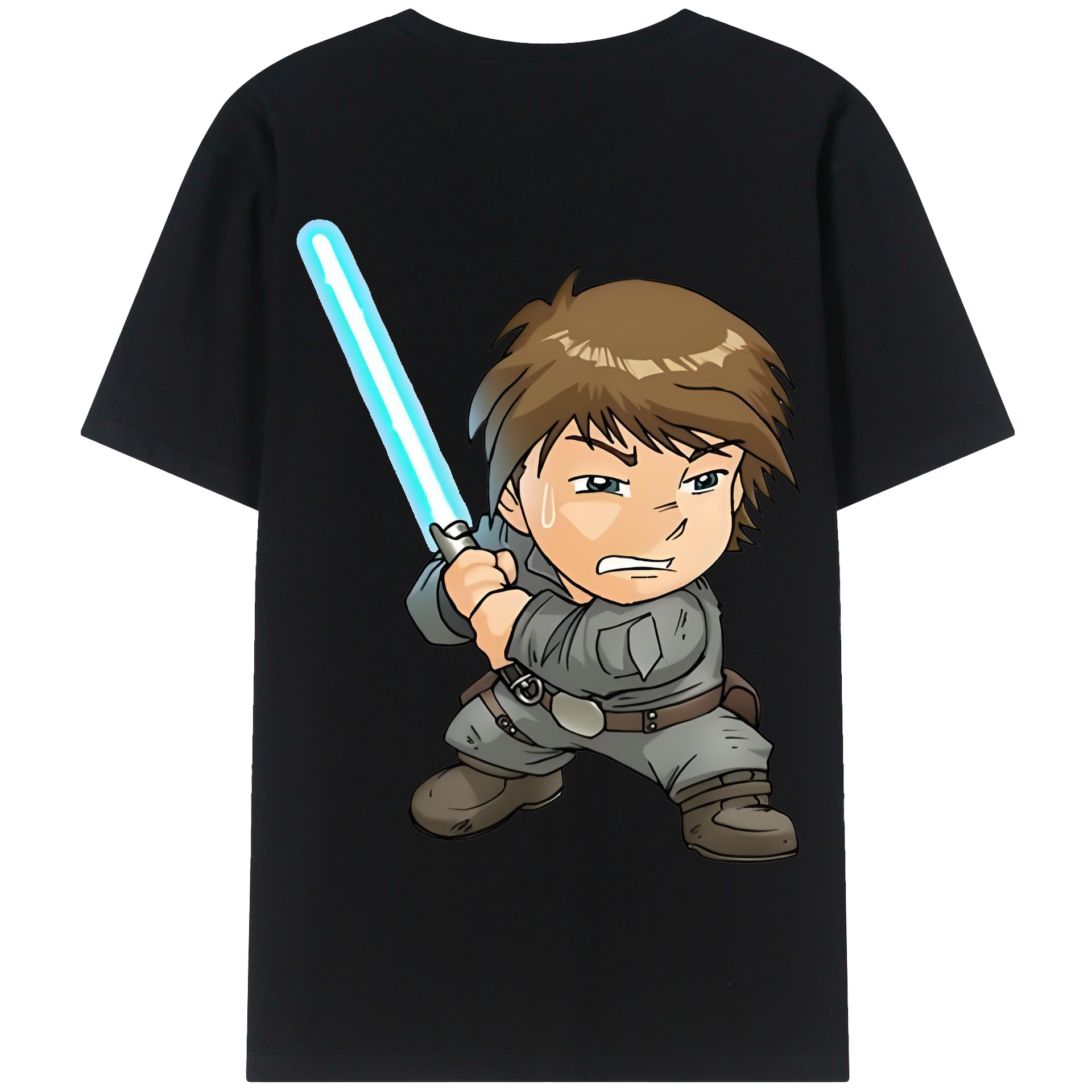 （画像用） スター・ウォーズ Star Wars 綿100％半袖Tシャツ（背面プリント）