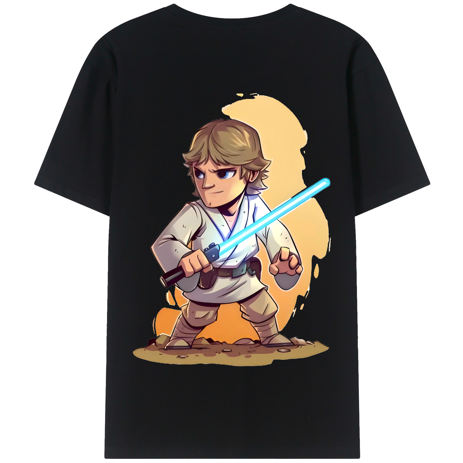 （画像用） スター・ウォーズ Star Wars 綿100％半袖Tシャツ（背面プリント）