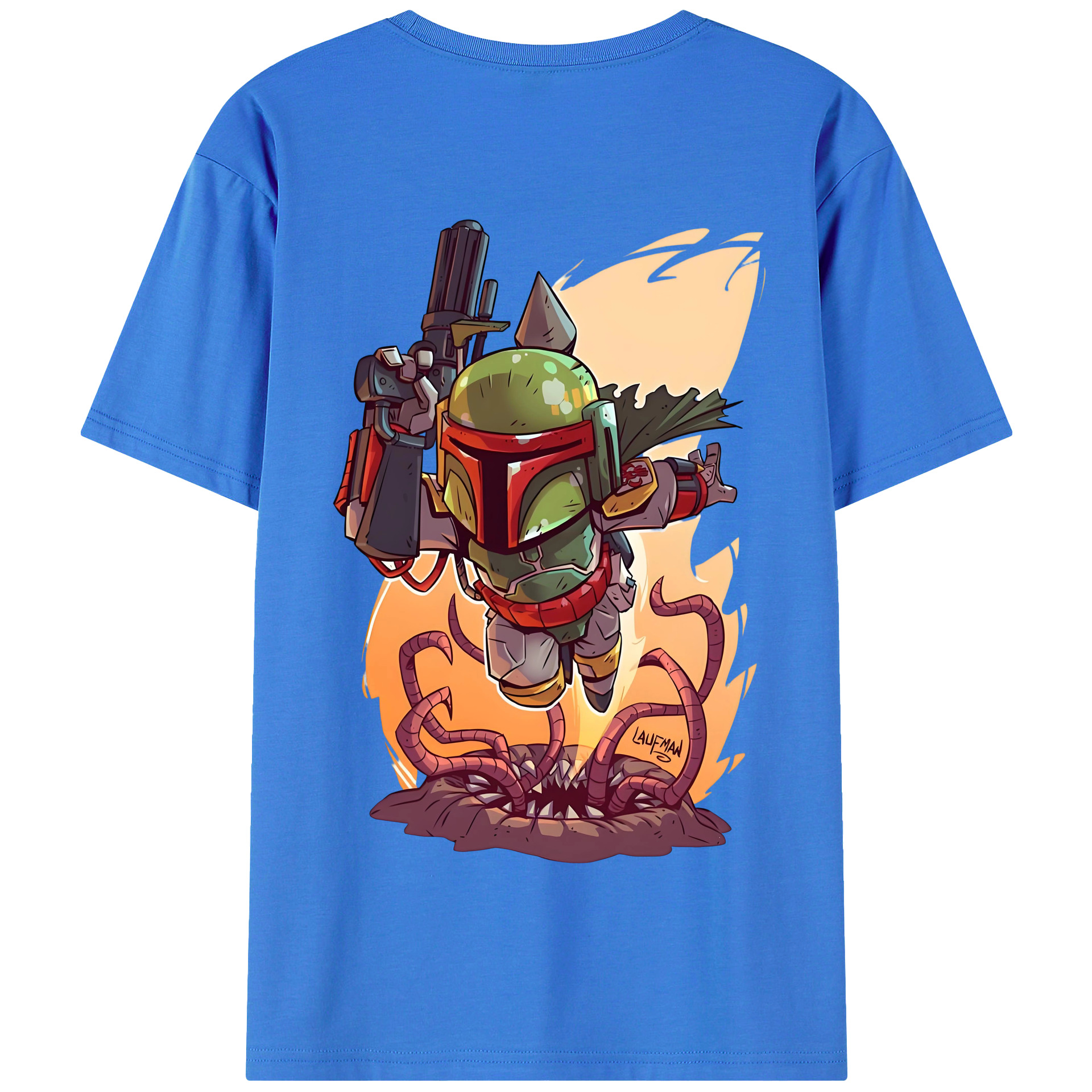 （画像用） スター・ウォーズ Star Wars 綿100％半袖Tシャツ（背面プリント）
