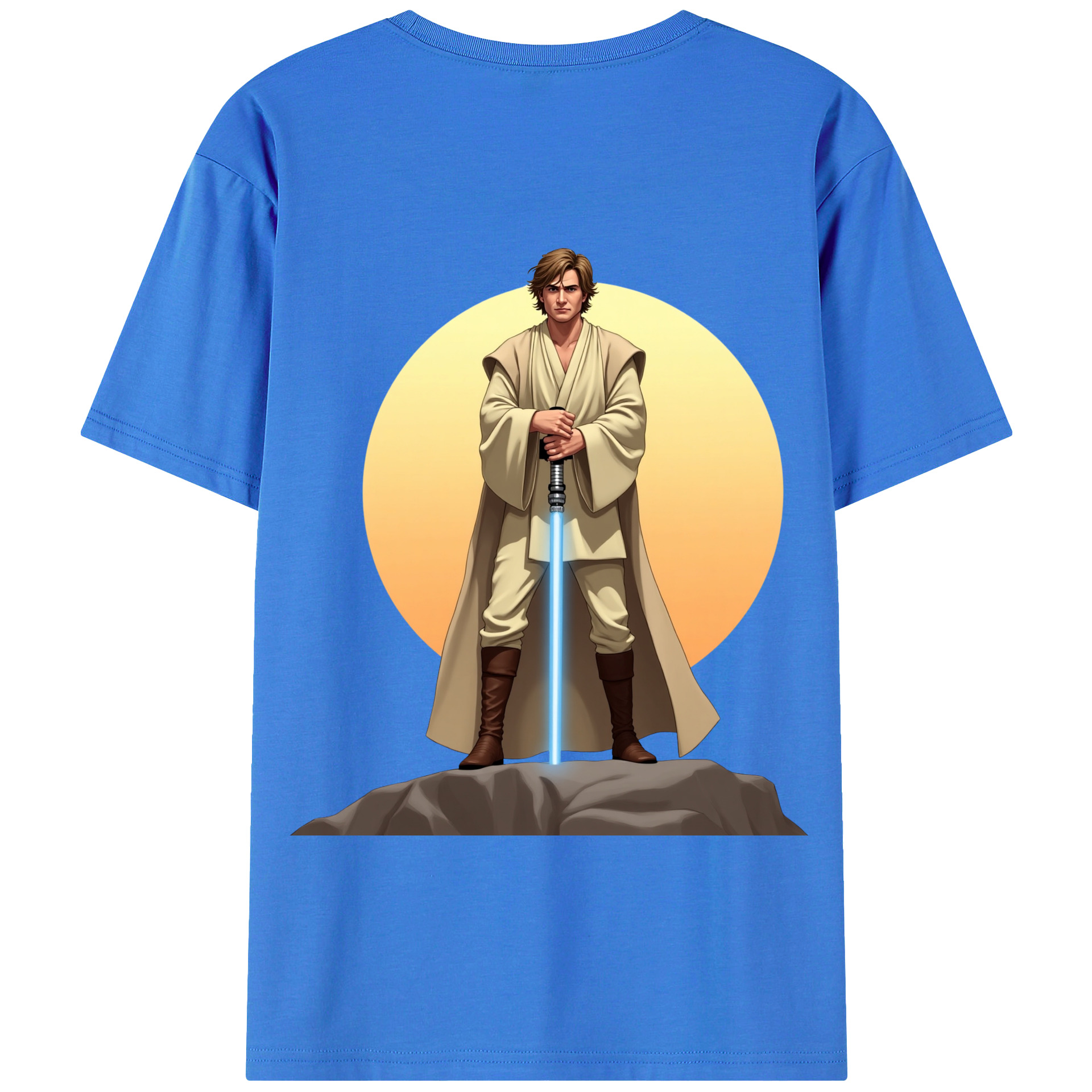 （画像用） スター・ウォーズ Star Wars 綿100％半袖Tシャツ（背面プリント）