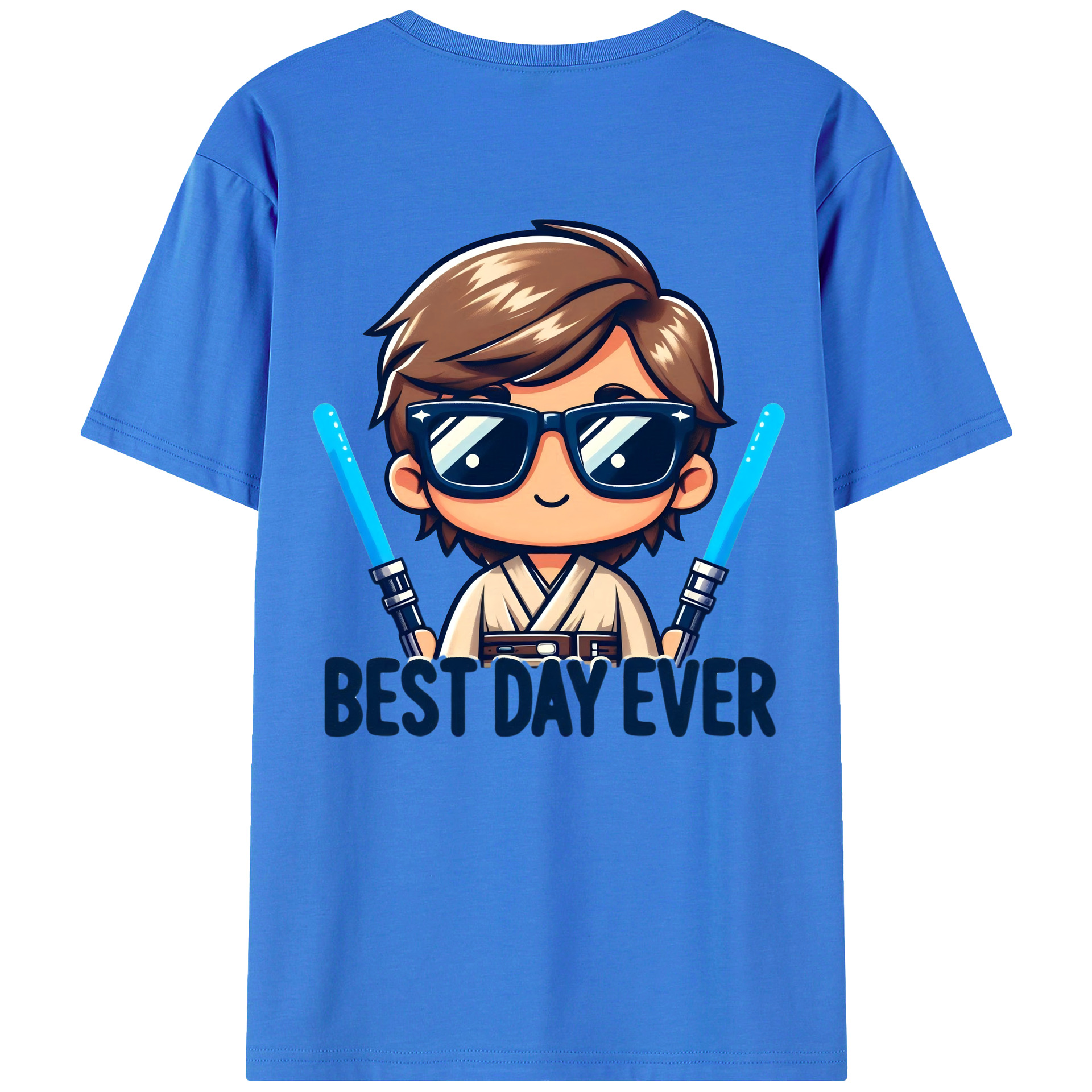 （画像用） スター・ウォーズ Star Wars 綿100％半袖Tシャツ（背面プリント）